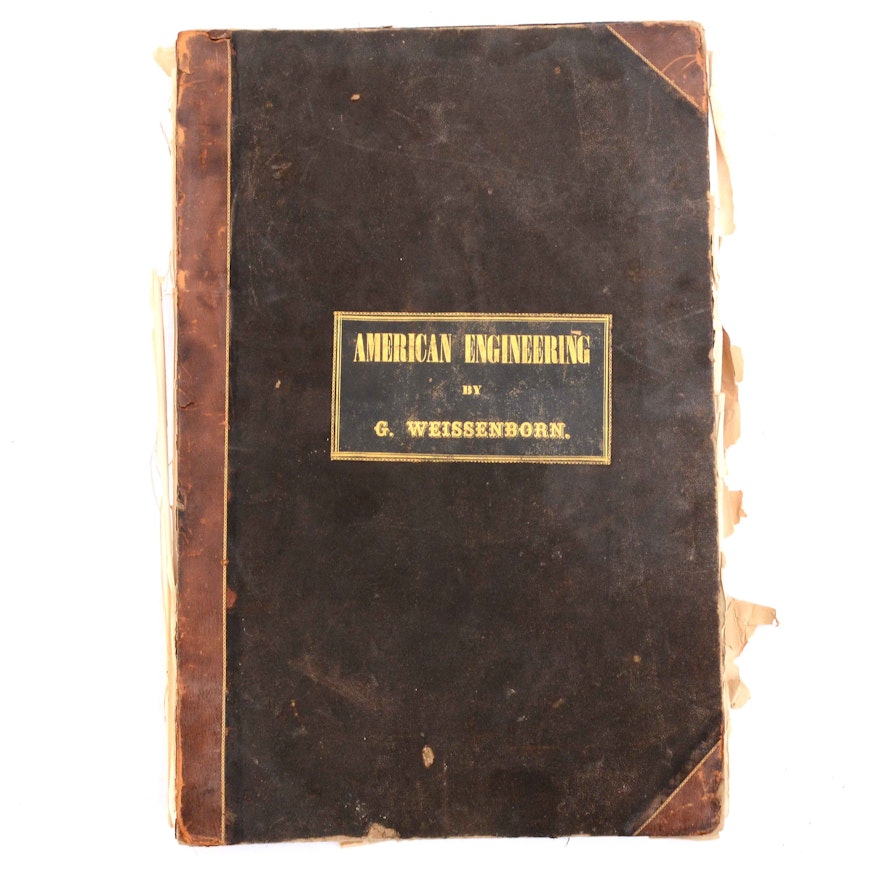 "American Engineering" Antique Bound Volume