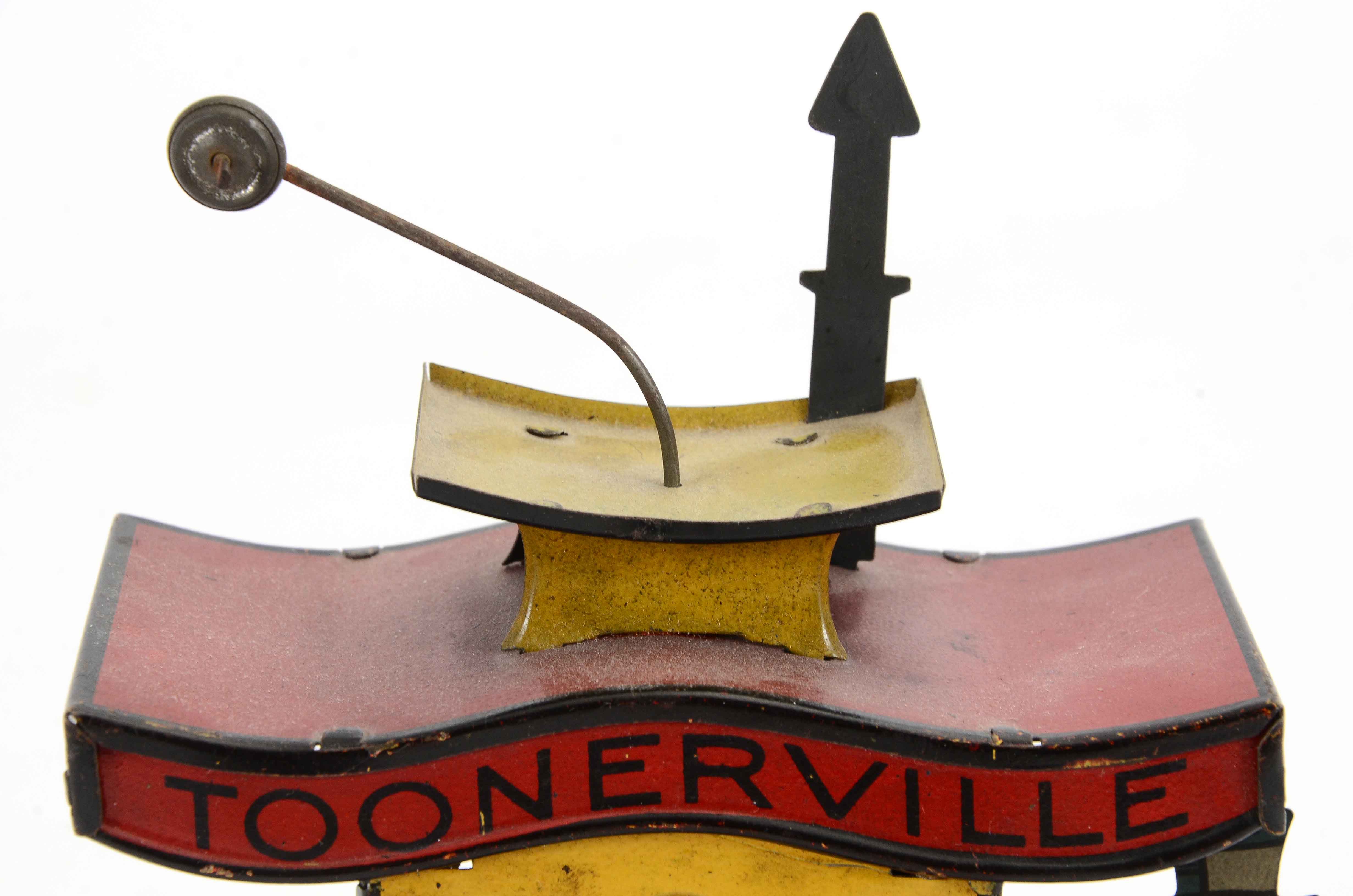 Vintage Fontaine Fox Toonerville Trolley Tin Toy