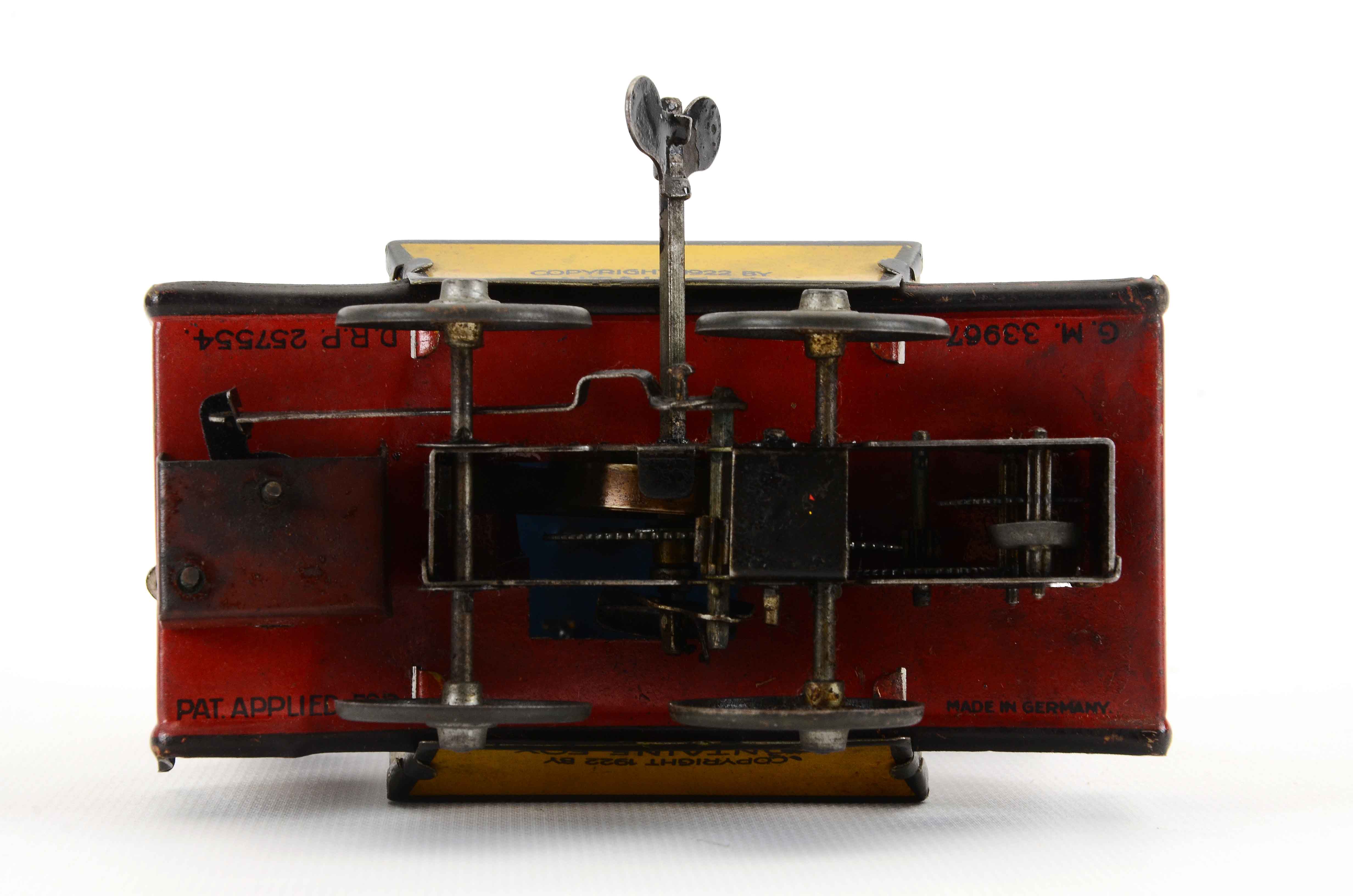 Vintage Fontaine Fox Toonerville Trolley Tin Toy