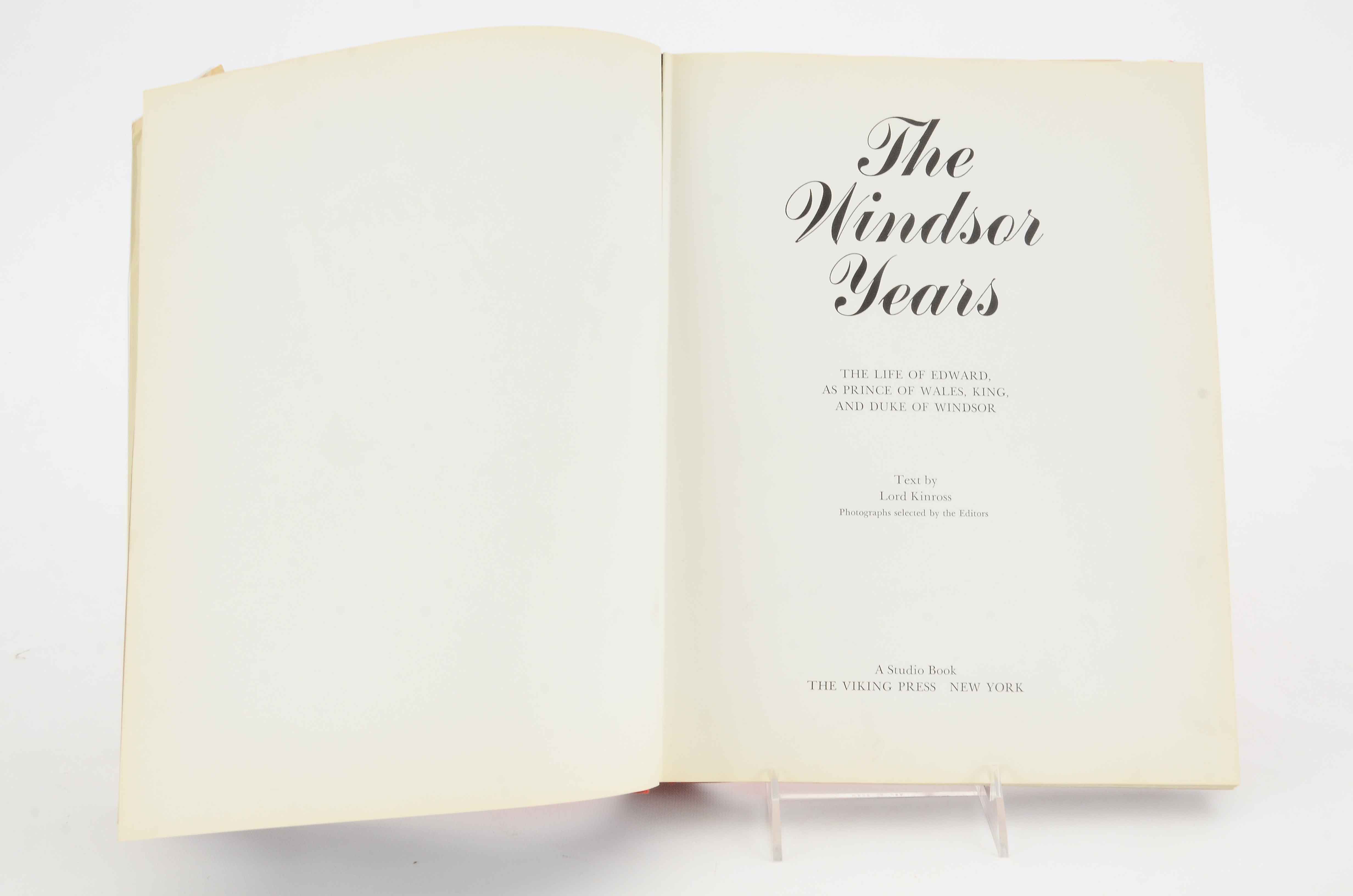 "The Windsor Years" Signed by Edward VIII and Wallis Simpson
