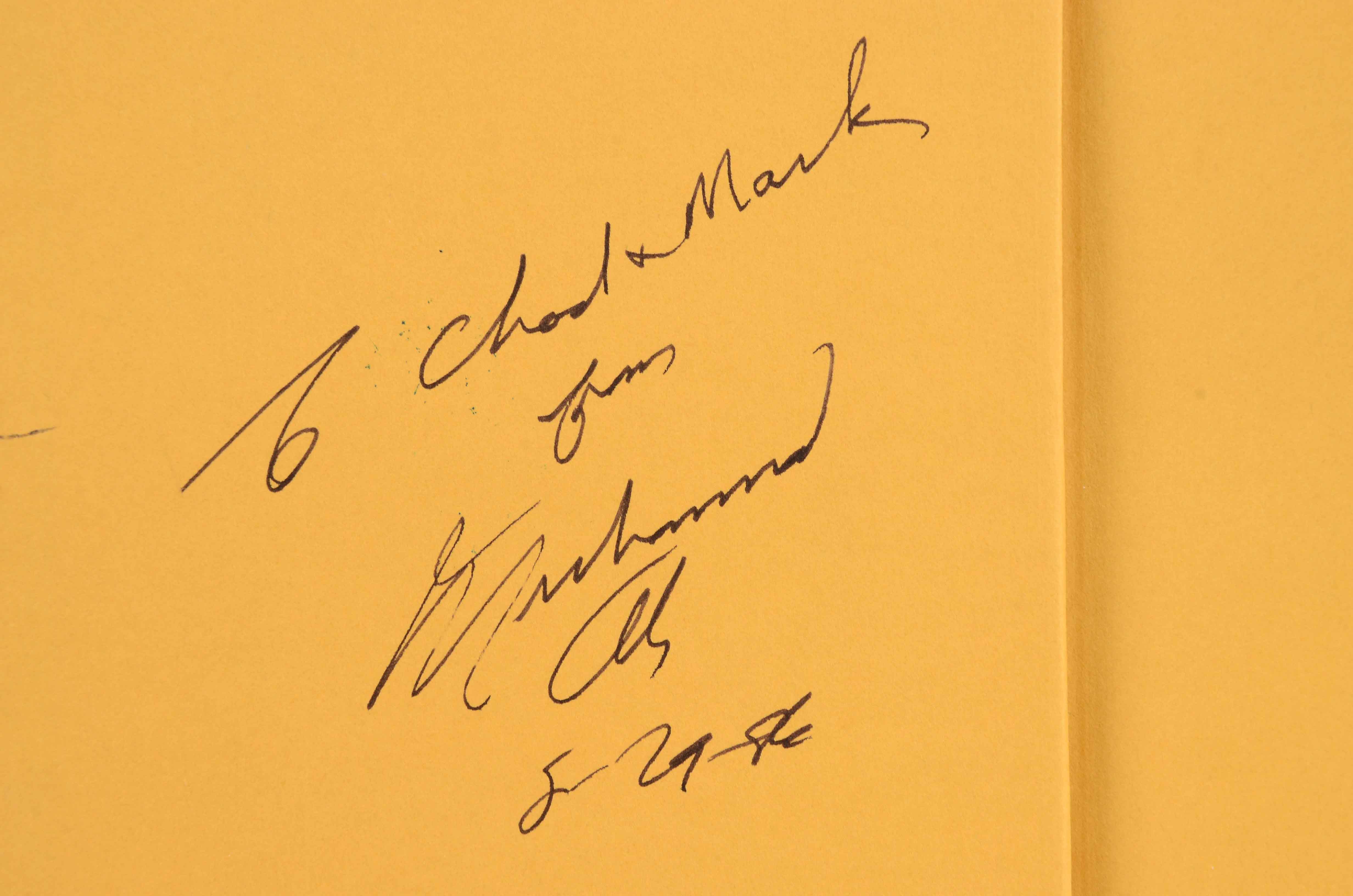 Signed Muhammed Ali "Prayer and Al-Islam"