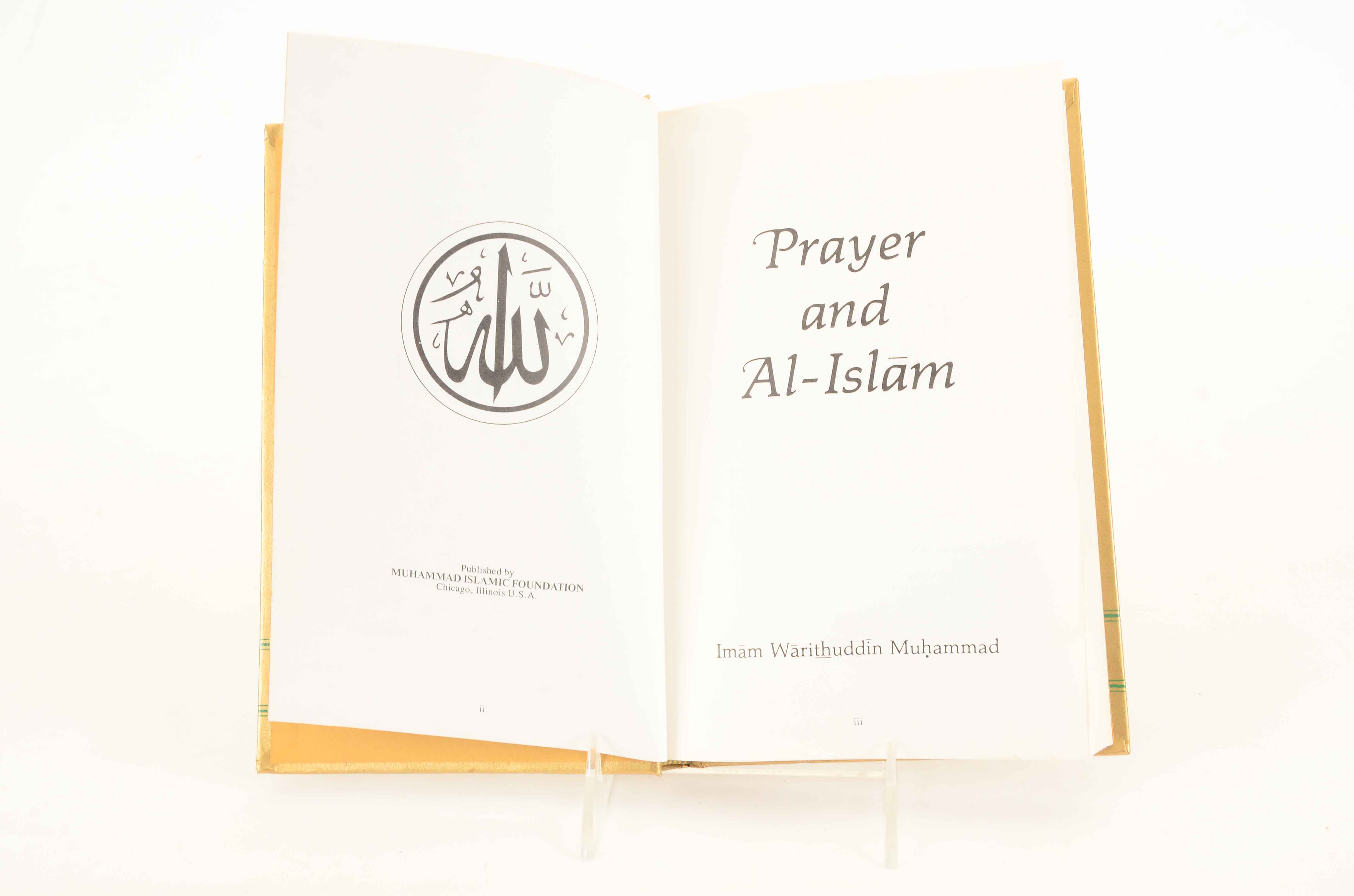 Signed Muhammed Ali "Prayer and Al-Islam"