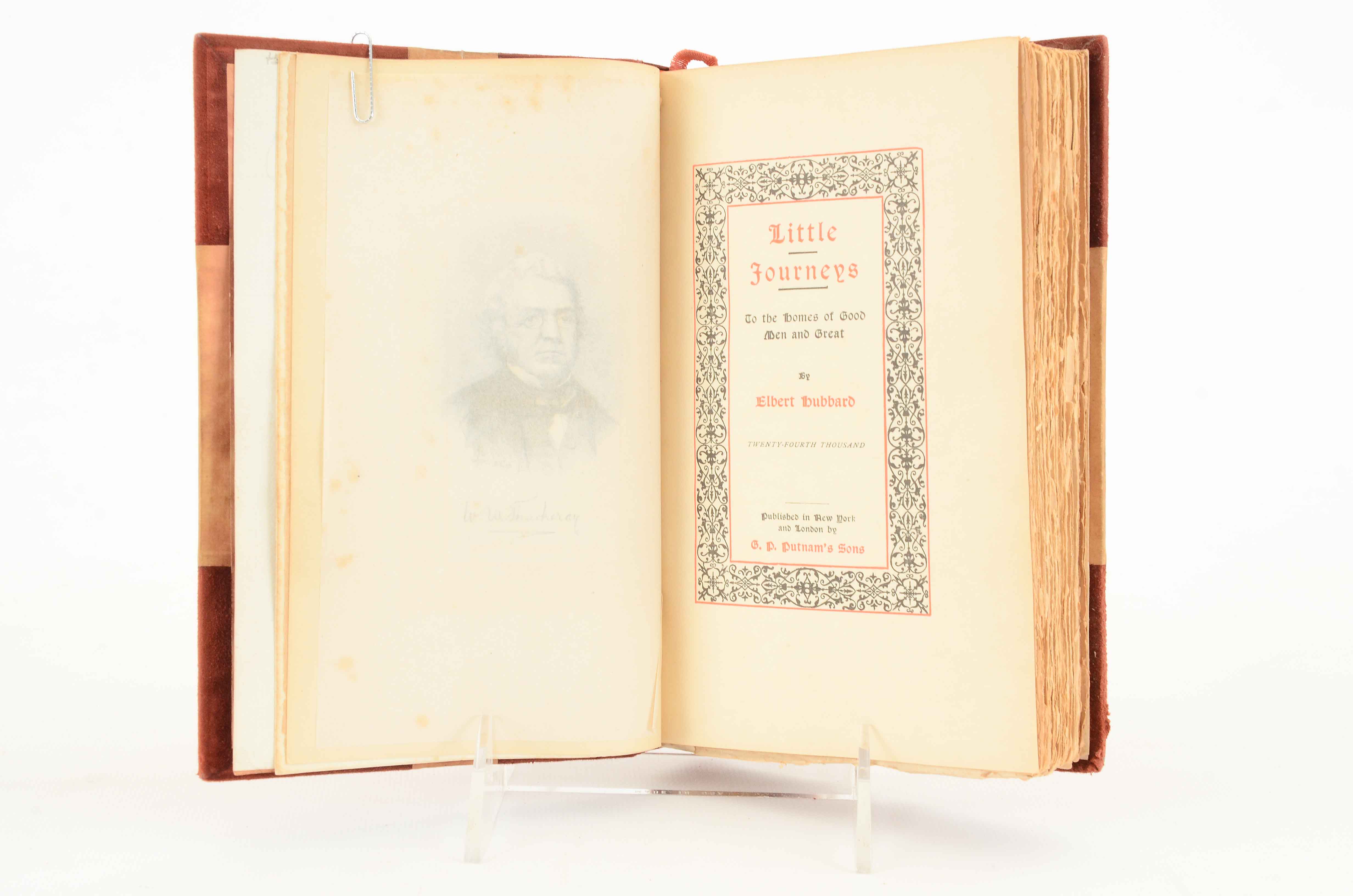 Elbert Hubbard Signed "Little Journeys" 1907