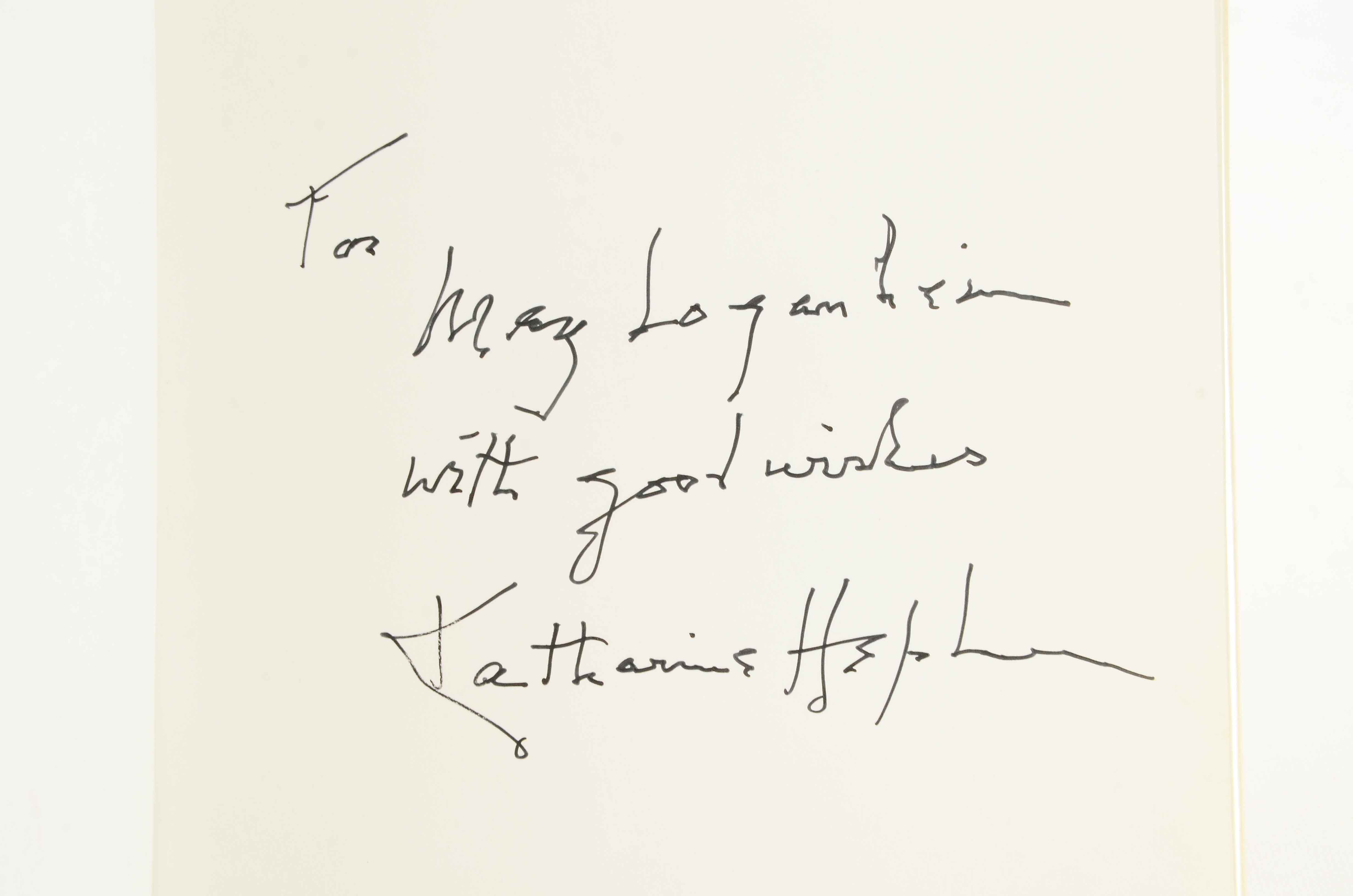 Signed Katherine Hepburn "The Making of the African Queen"