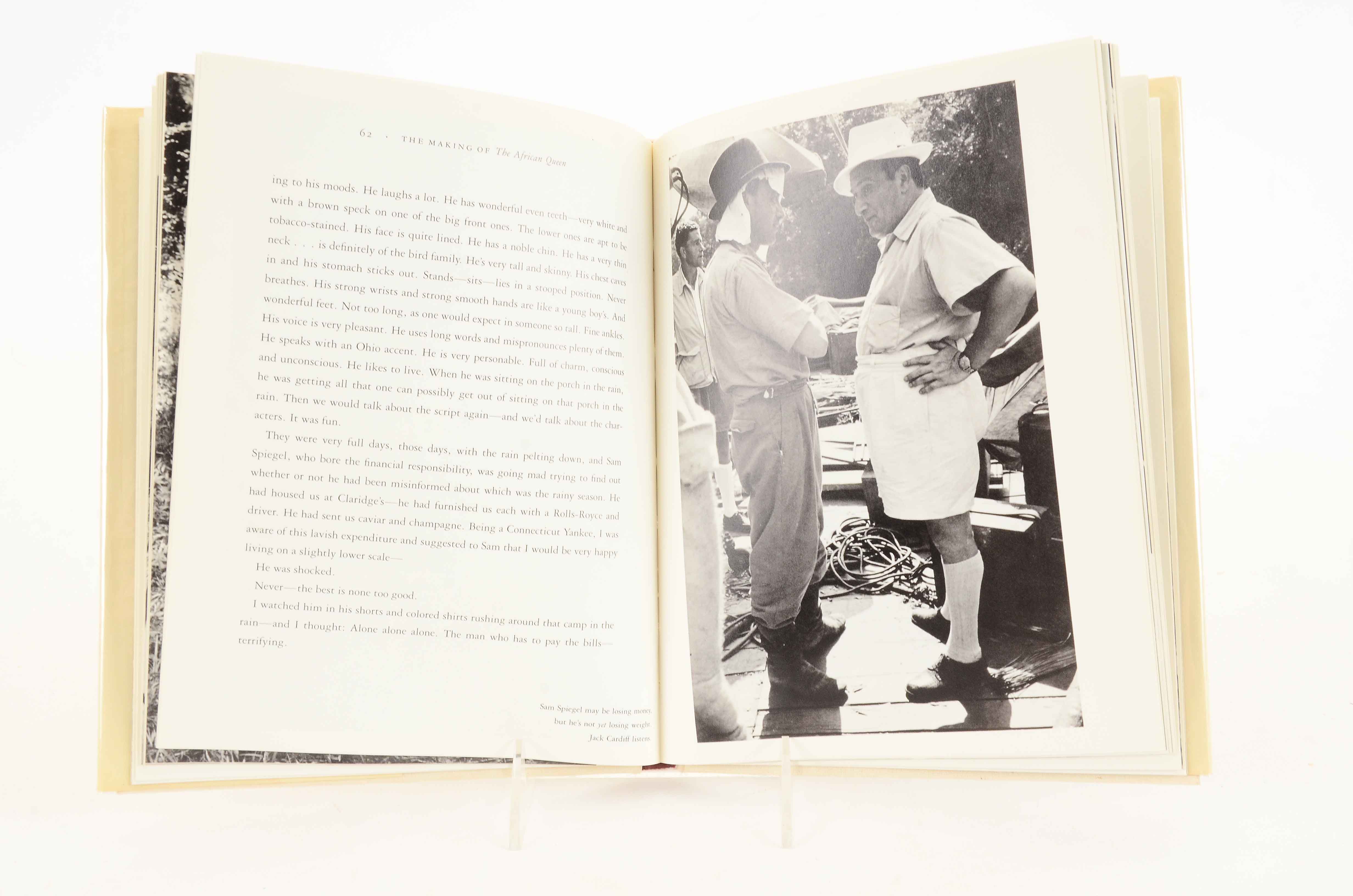 Signed Katherine Hepburn "The Making of the African Queen"