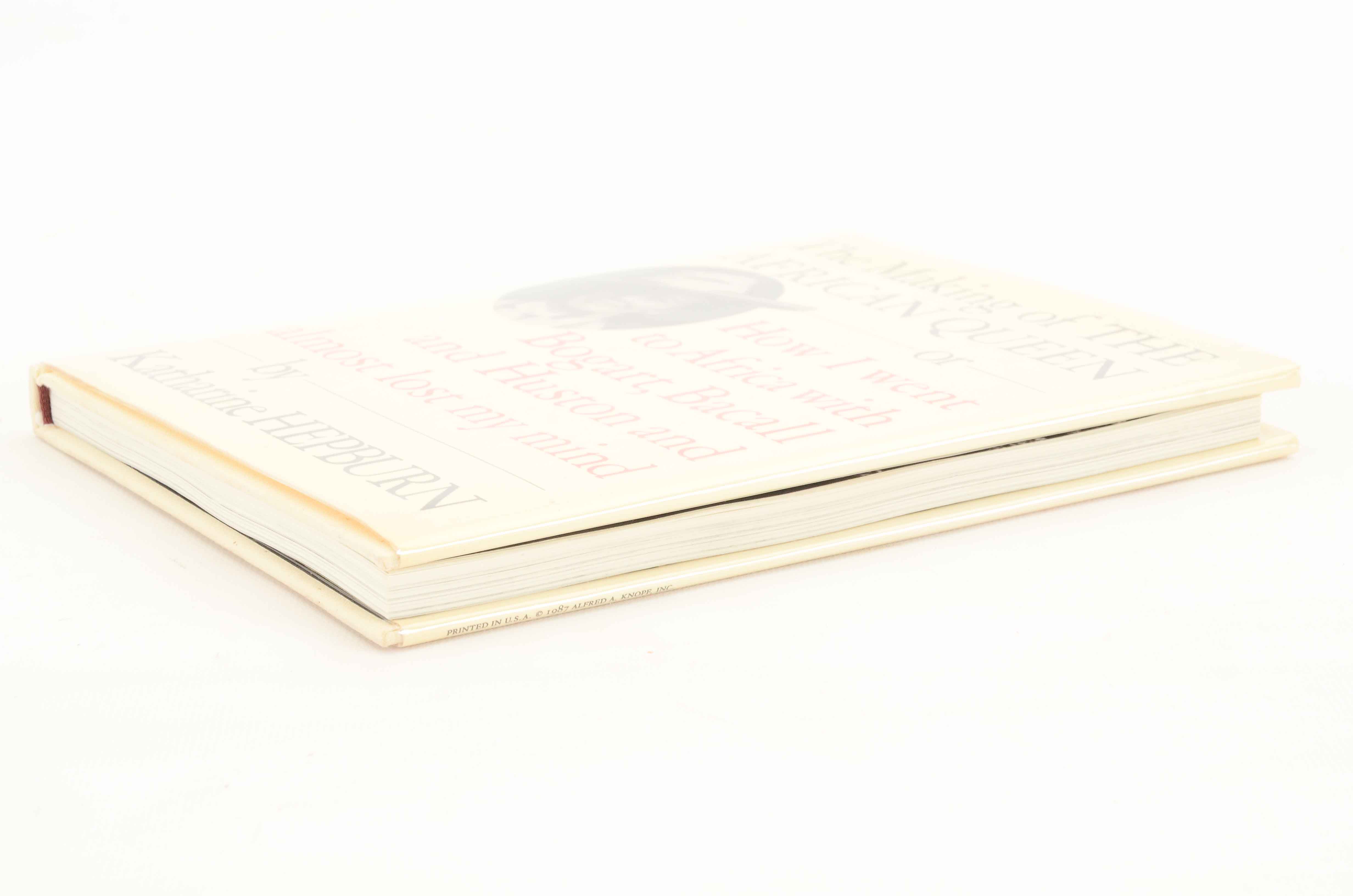 Signed Katherine Hepburn "The Making of the African Queen"