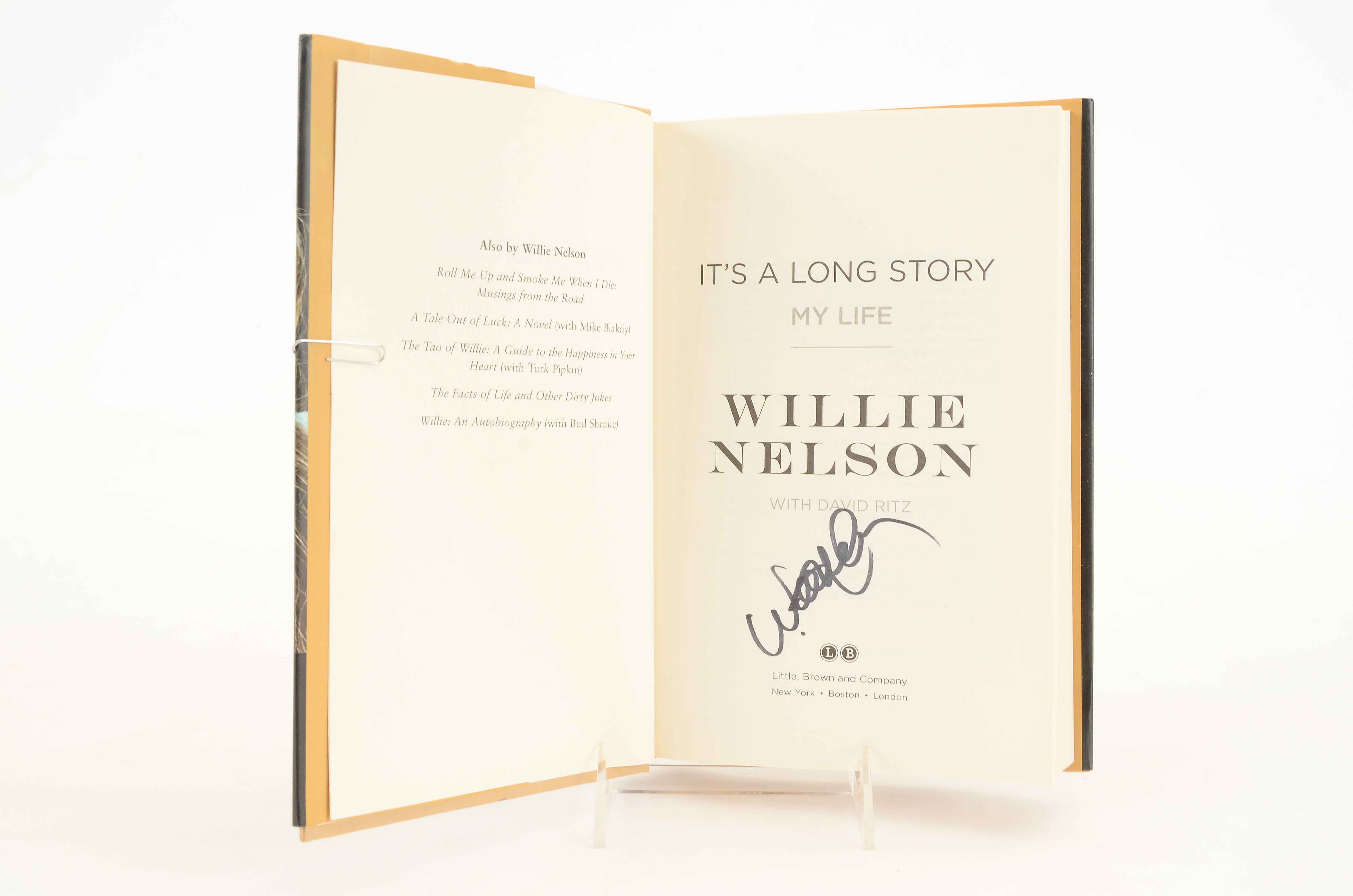 Willie Nelson Signed Autobiography
