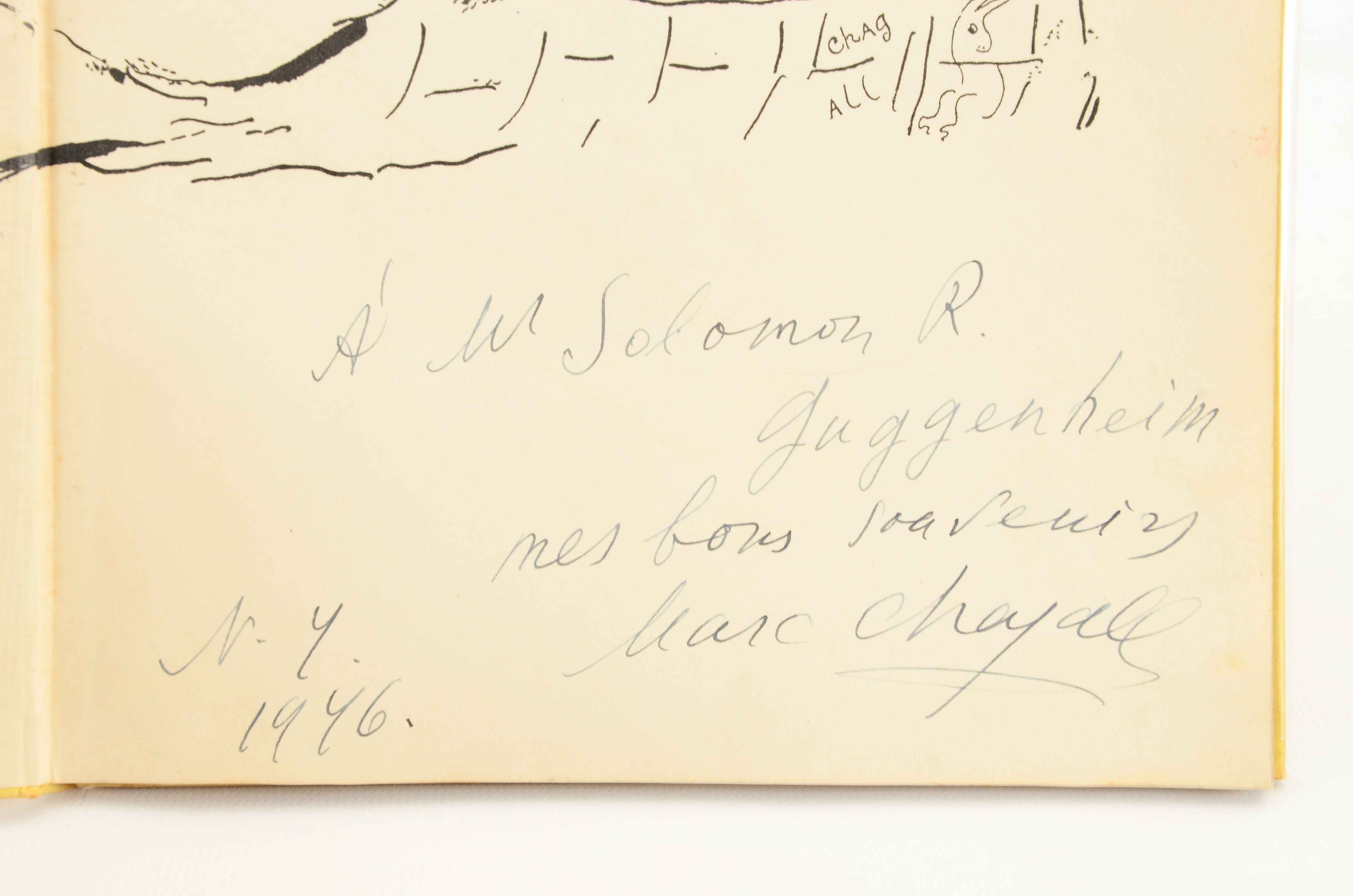 1946 Signed Marc Chagall Art Book