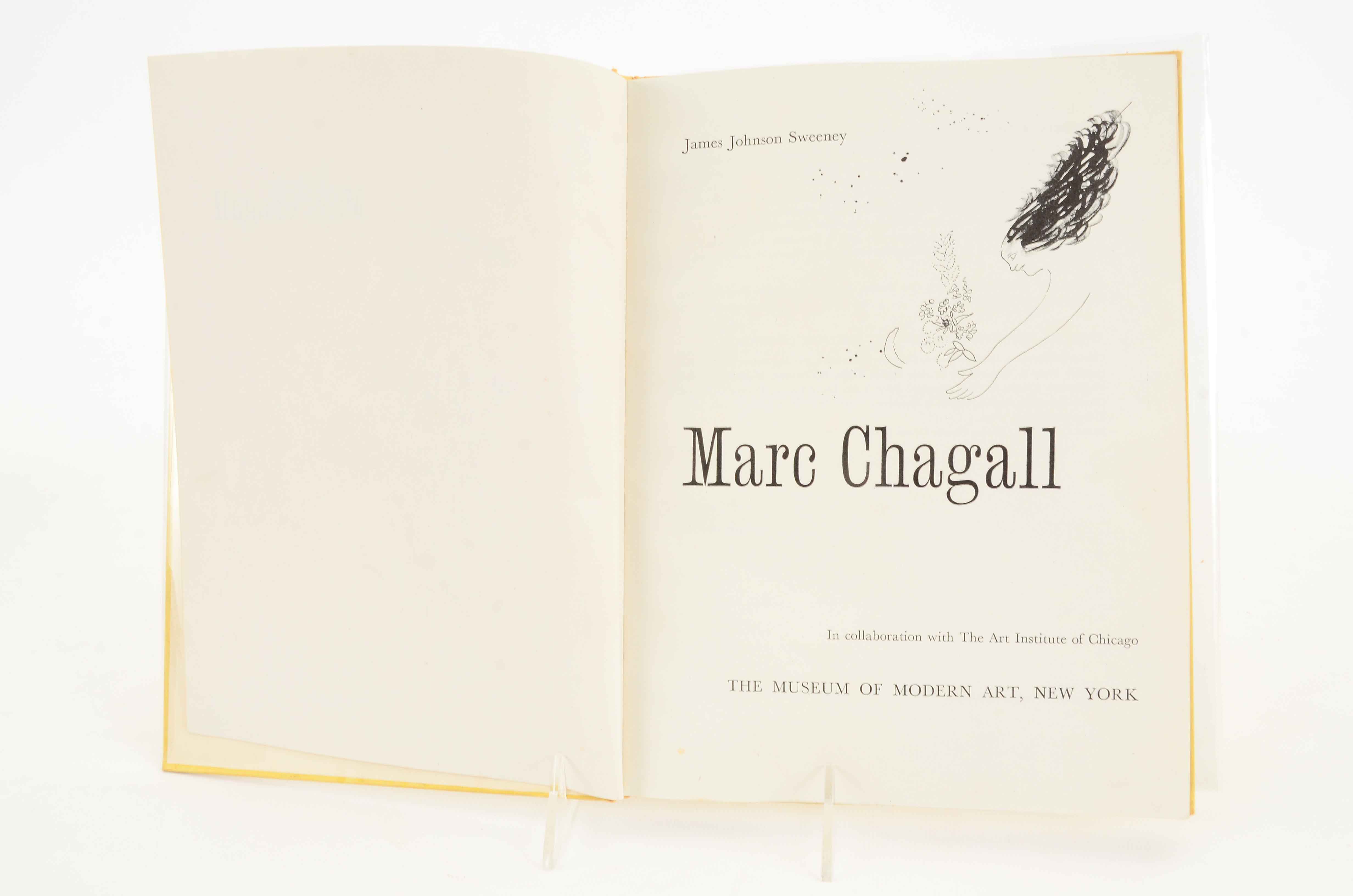 1946 Signed Marc Chagall Art Book