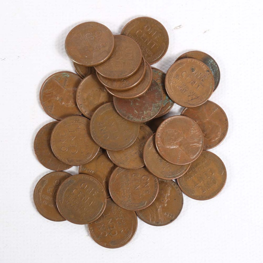 1950's U.S. Lincoln Wheat Pennies
