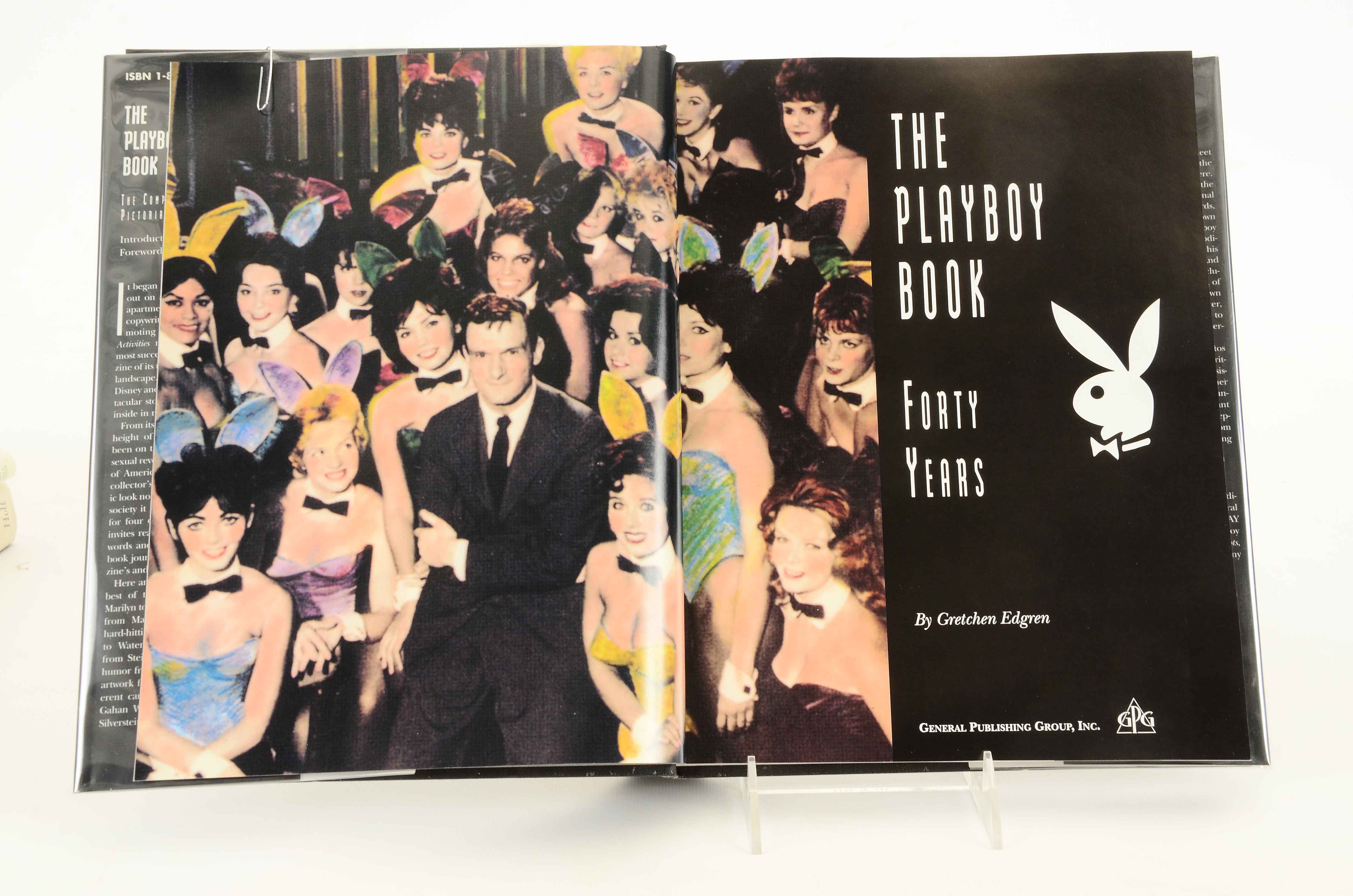 Gretchen Edgren's "The Playboy Book: Forty Years" Signed by Hugh Hefner