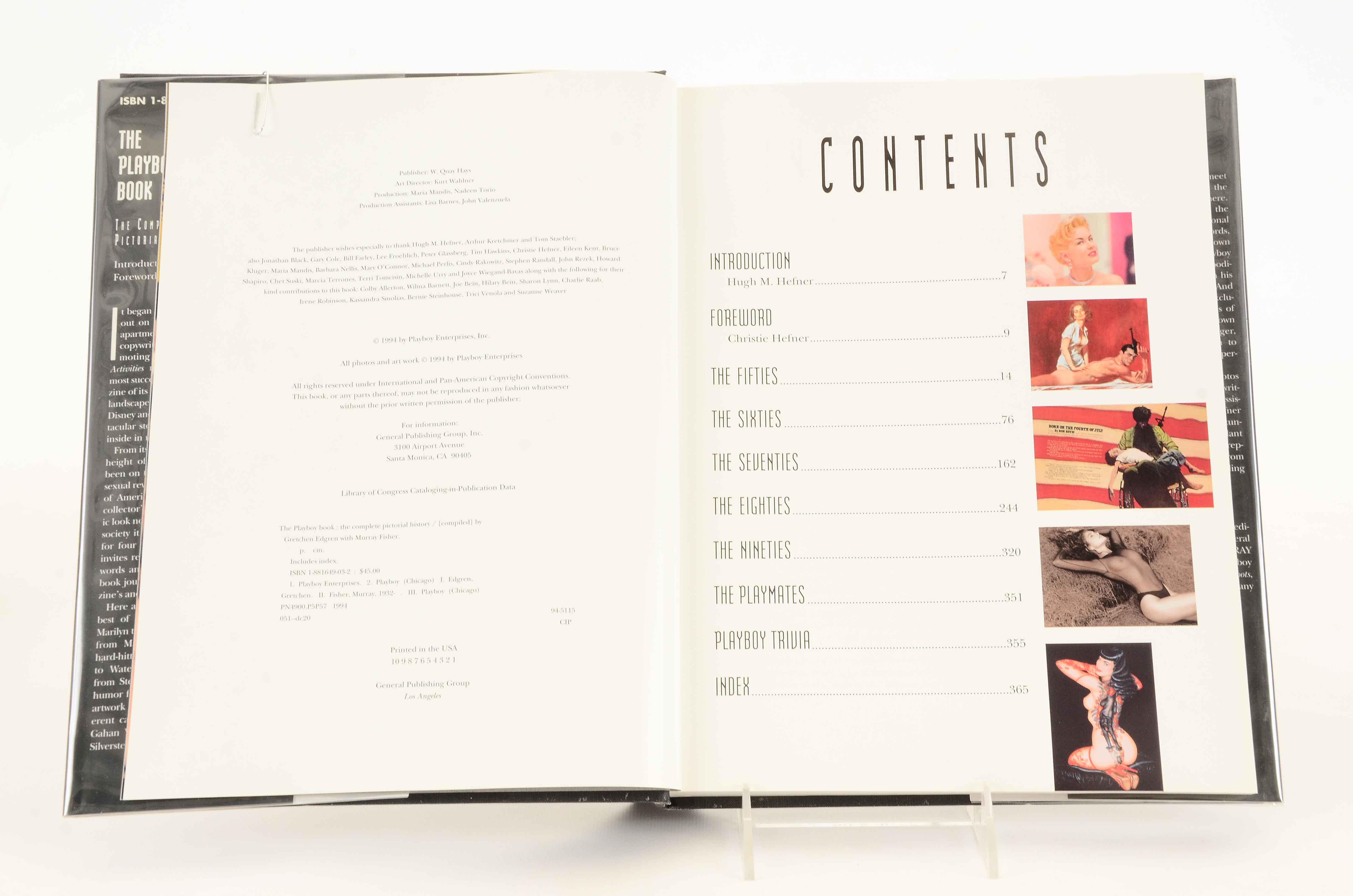 Gretchen Edgren's "The Playboy Book: Forty Years" Signed by Hugh Hefner