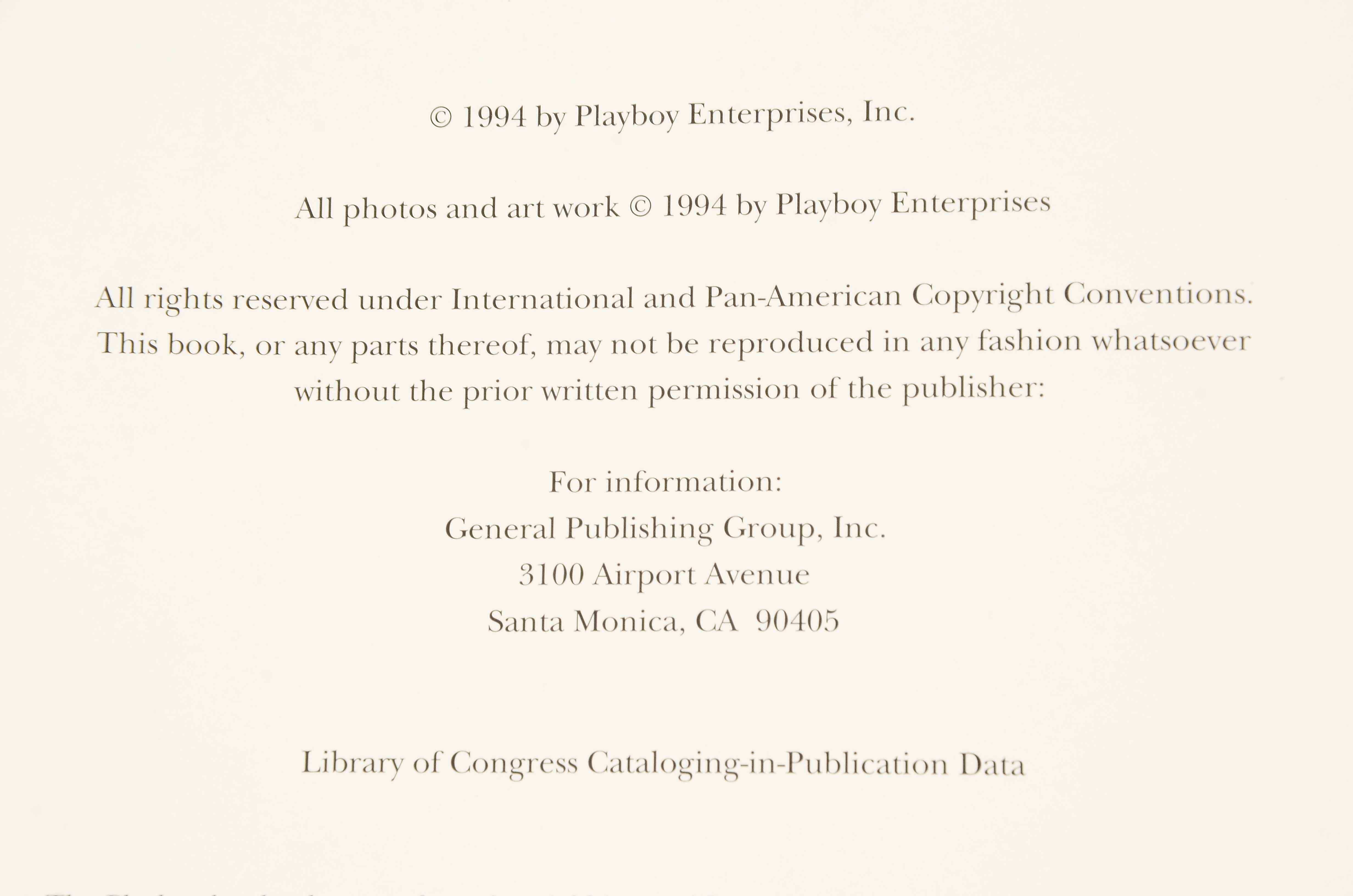 Gretchen Edgren's "The Playboy Book: Forty Years" Signed by Hugh Hefner