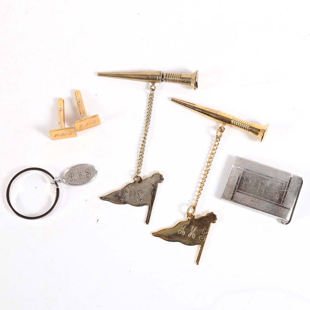 Vintage Men's Monogrammed Accessories