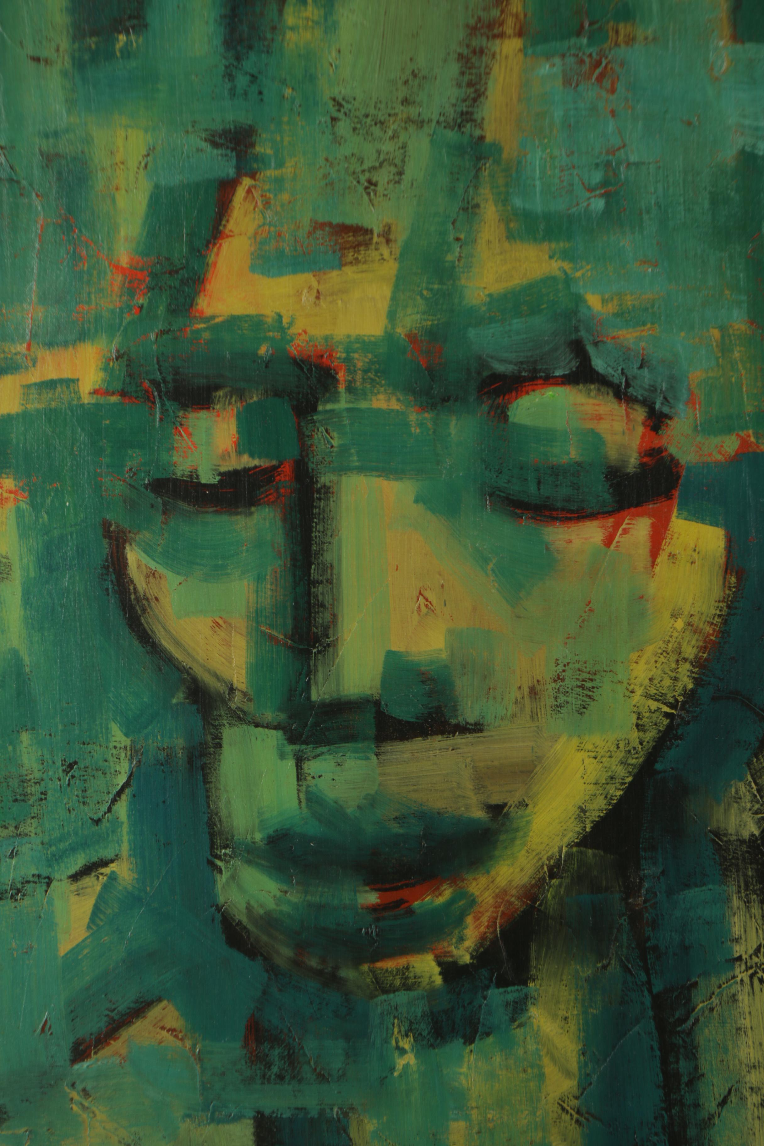 Felipe Orlando Oil Painting on Canvas Abstracted Portrait