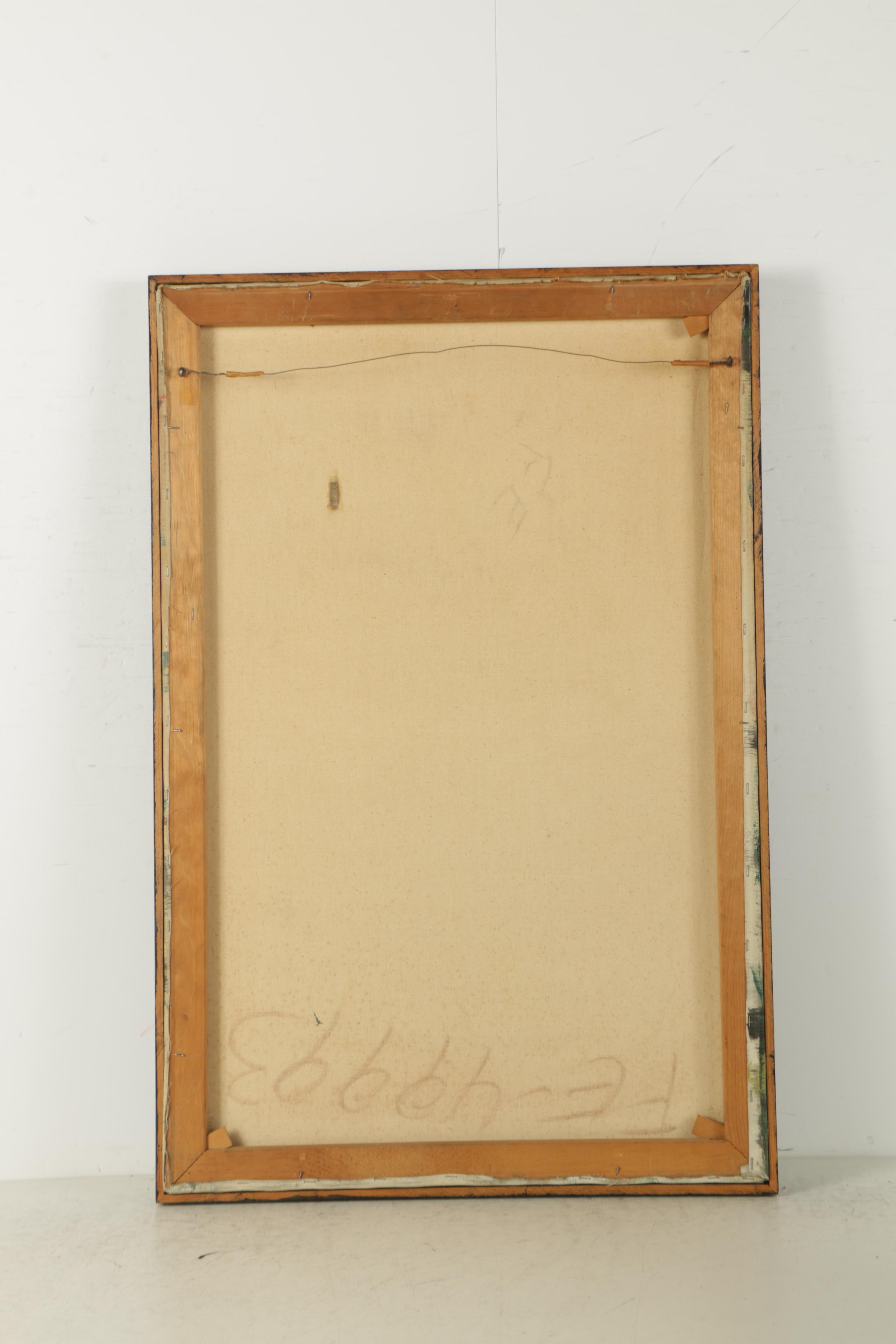 Felipe Orlando Oil Painting on Canvas Abstracted Portrait