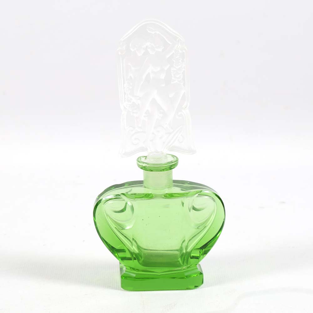 Art Noveau Style Glass Perfume Bottle