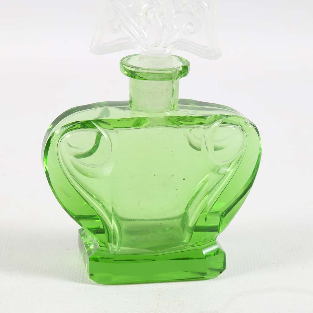 Art Noveau Style Glass Perfume Bottle