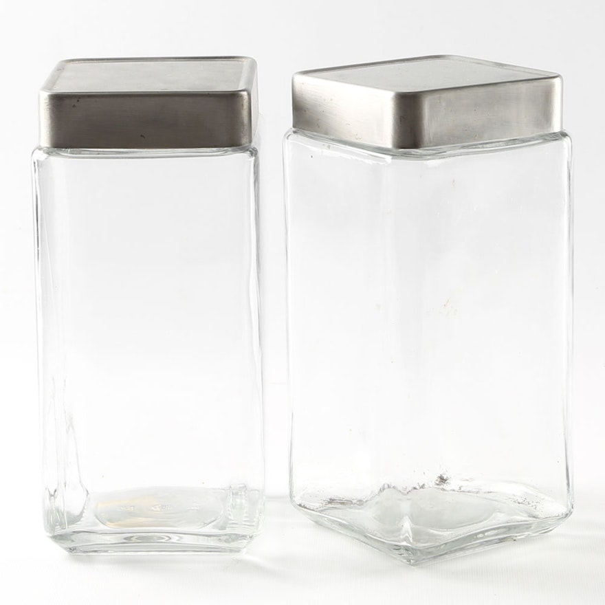 Anchor Hocking Glass Canisters