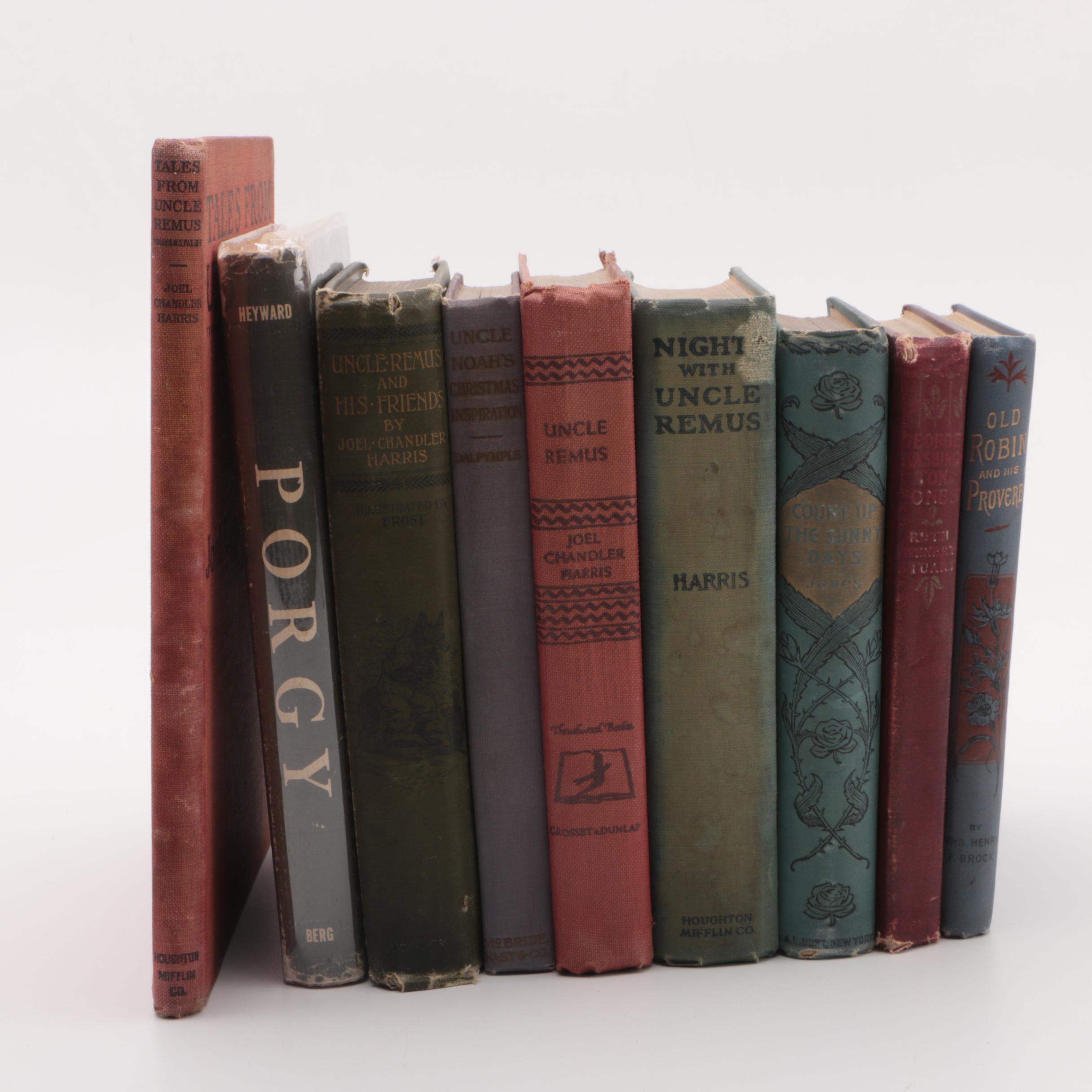 Vintage Books Including "Uncle Remus" Stories