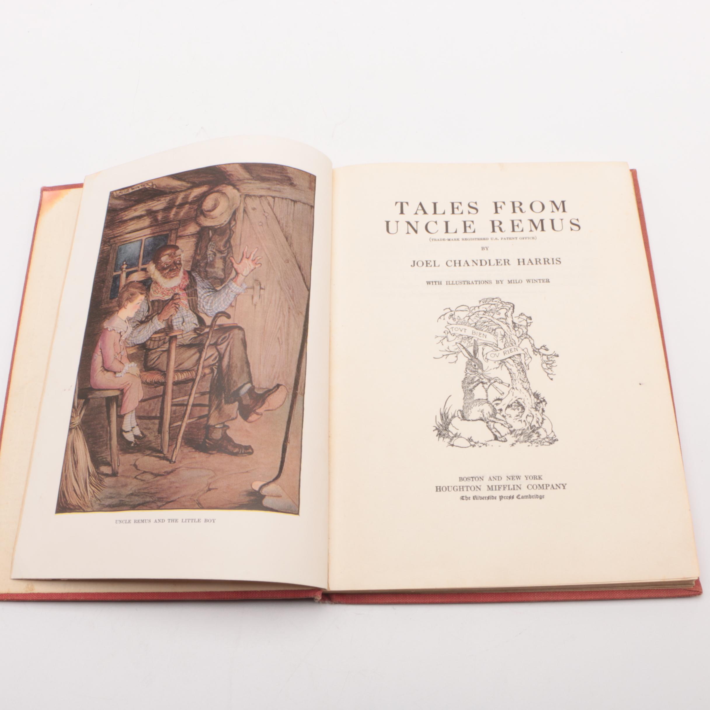 Vintage Books Including "Uncle Remus" Stories