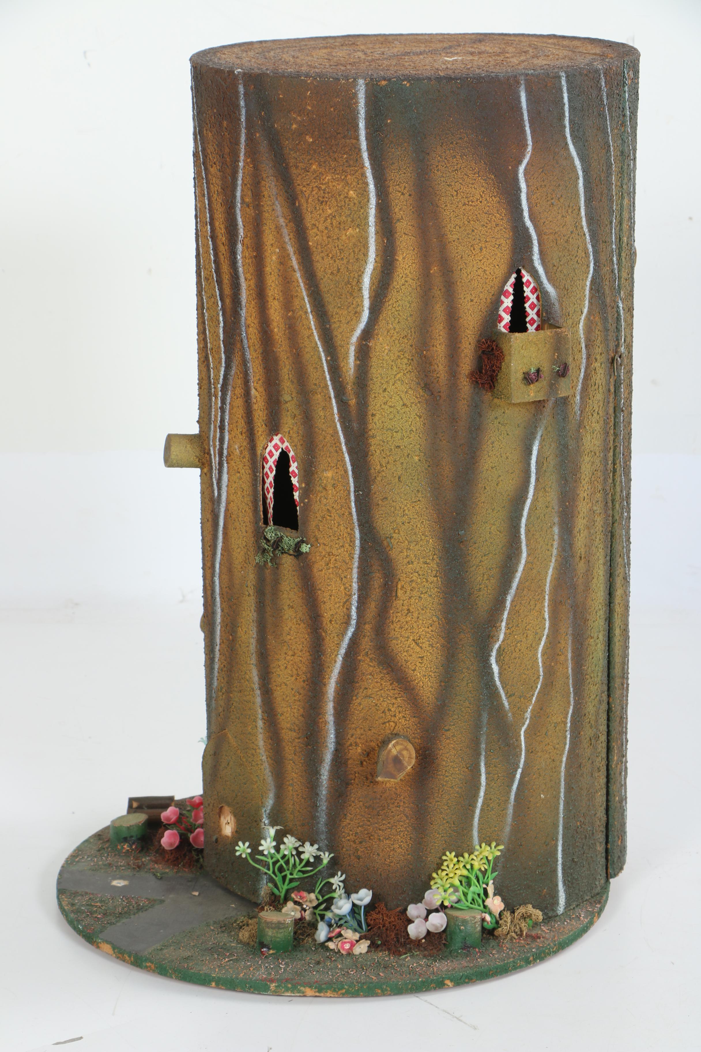 1960s F.A.O. Schwartz Forest Tree House Dollhouse