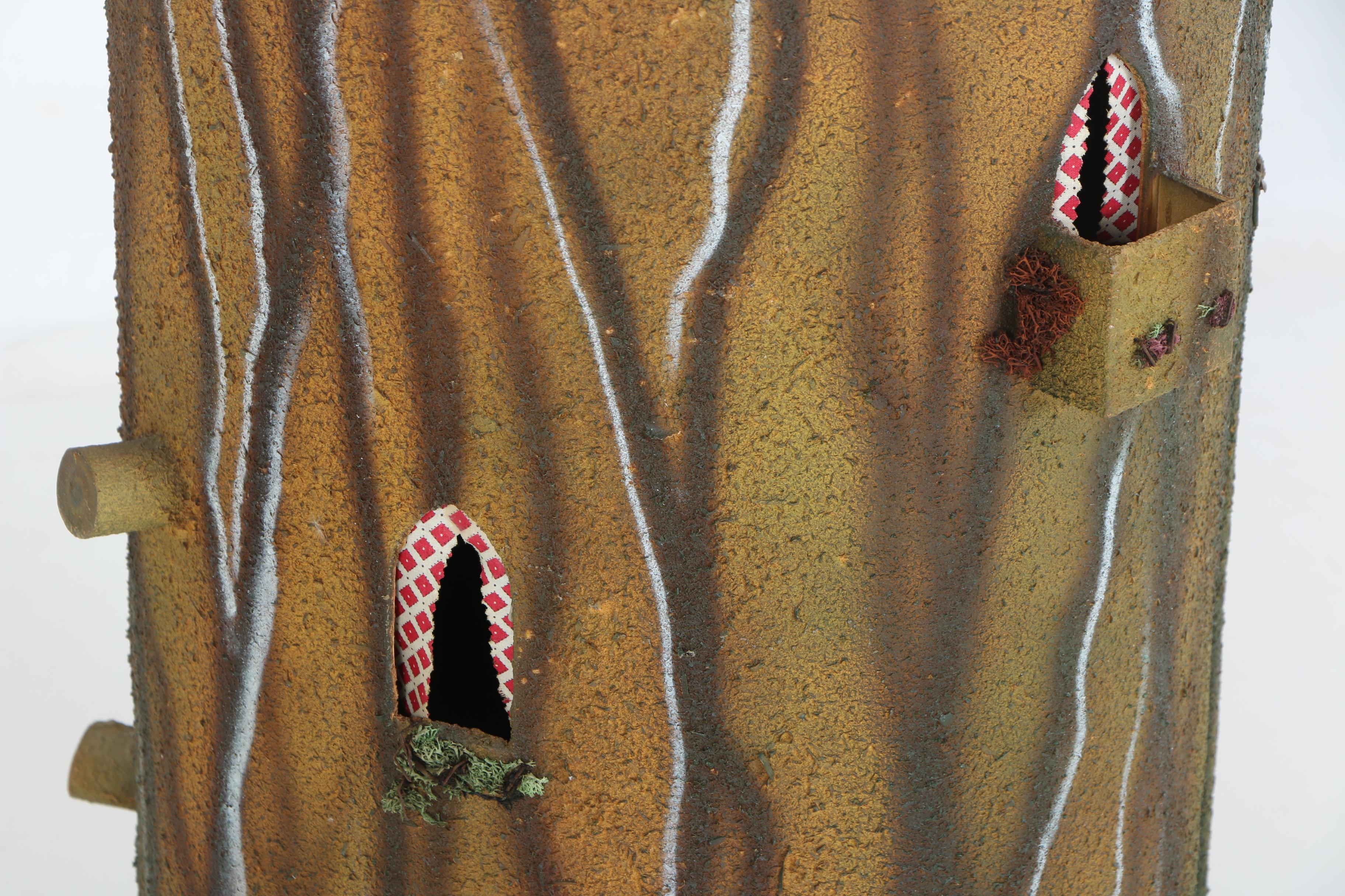 1960s F.A.O. Schwartz Forest Tree House Dollhouse