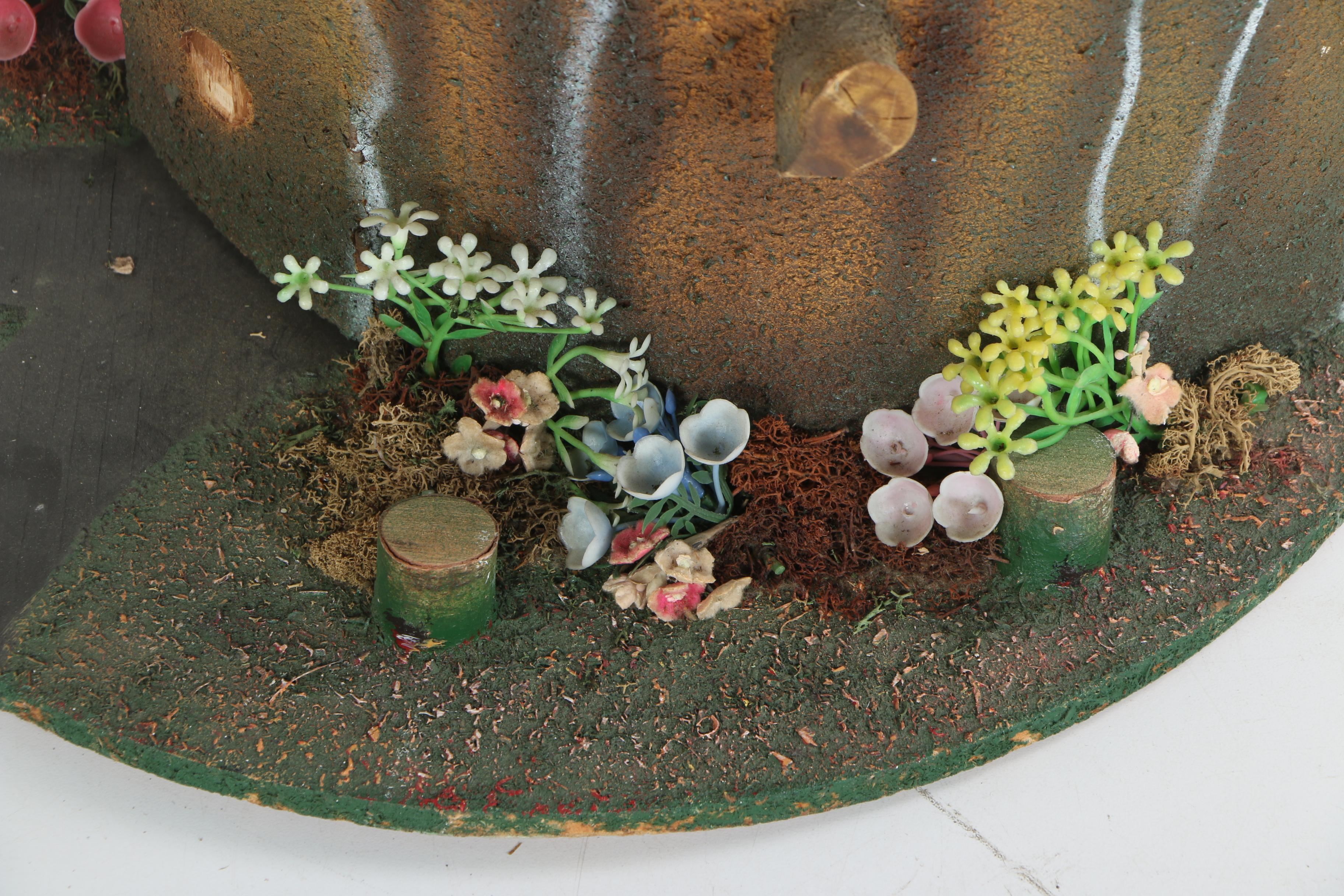 1960s F.A.O. Schwartz Forest Tree House Dollhouse