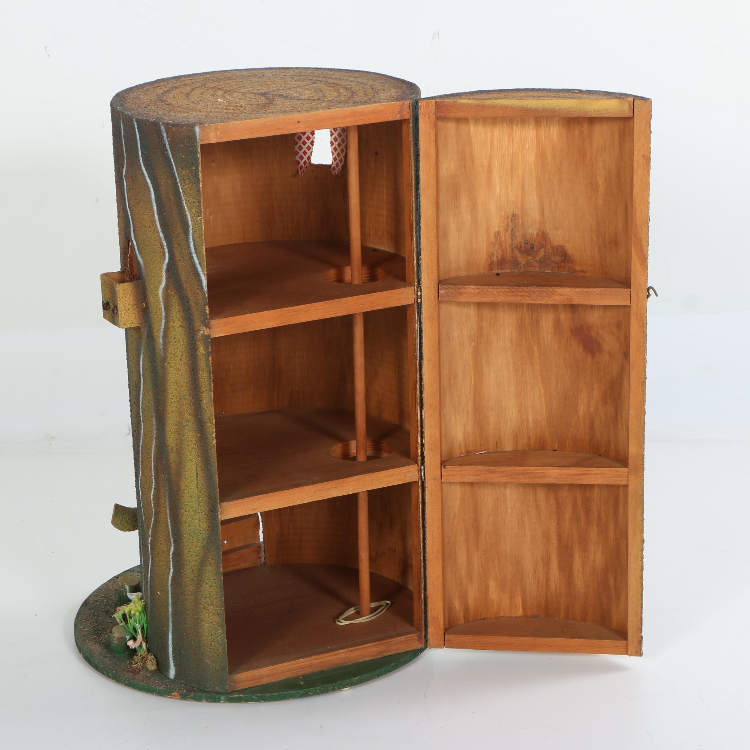1960s F.A.O. Schwartz Forest Tree House Dollhouse