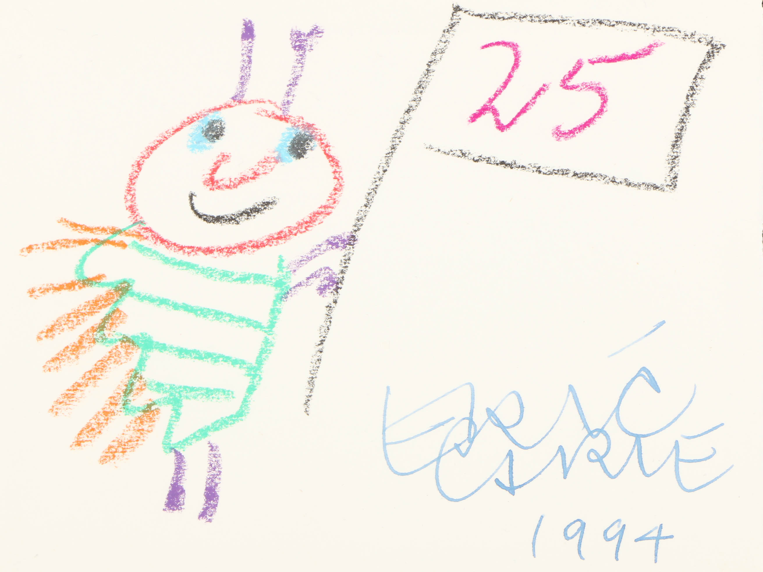 Eric Carle Artist Proof "The Very Hungry Caterpillar" with Hand-Drawn Cover