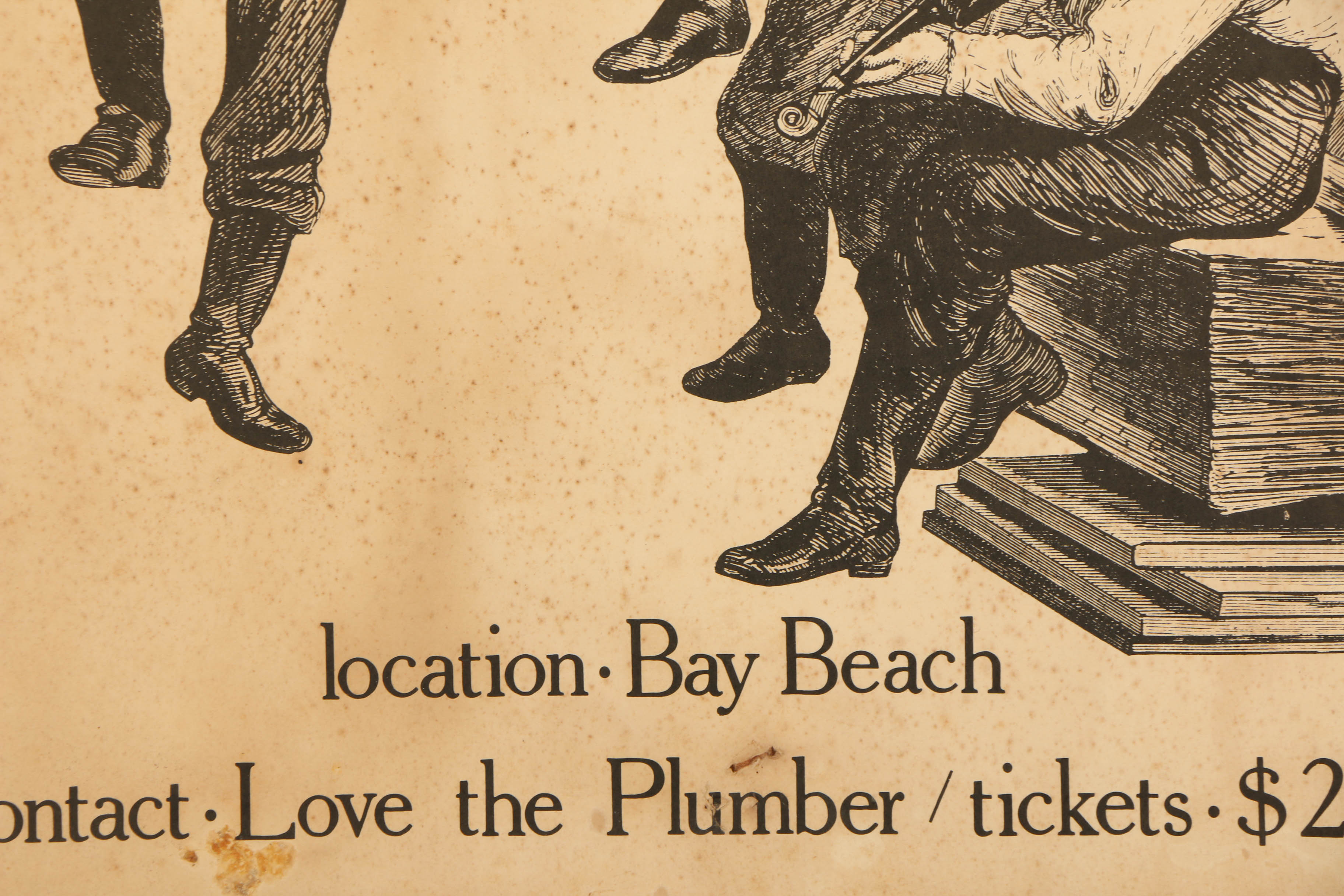 Vintage Hand-Colored Lithographs Featuring School Posters