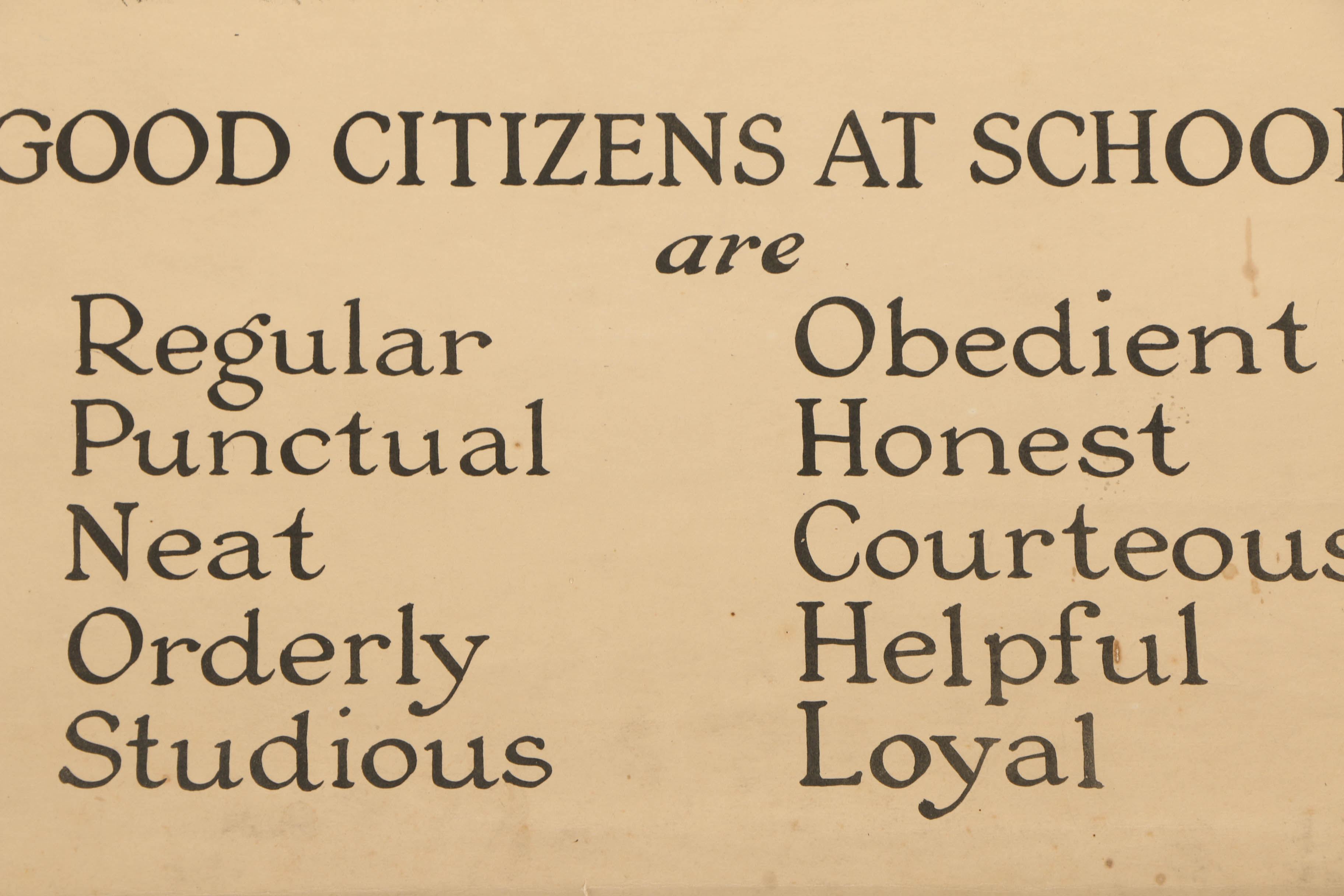 Vintage Hand-Colored Lithographs Featuring School Posters