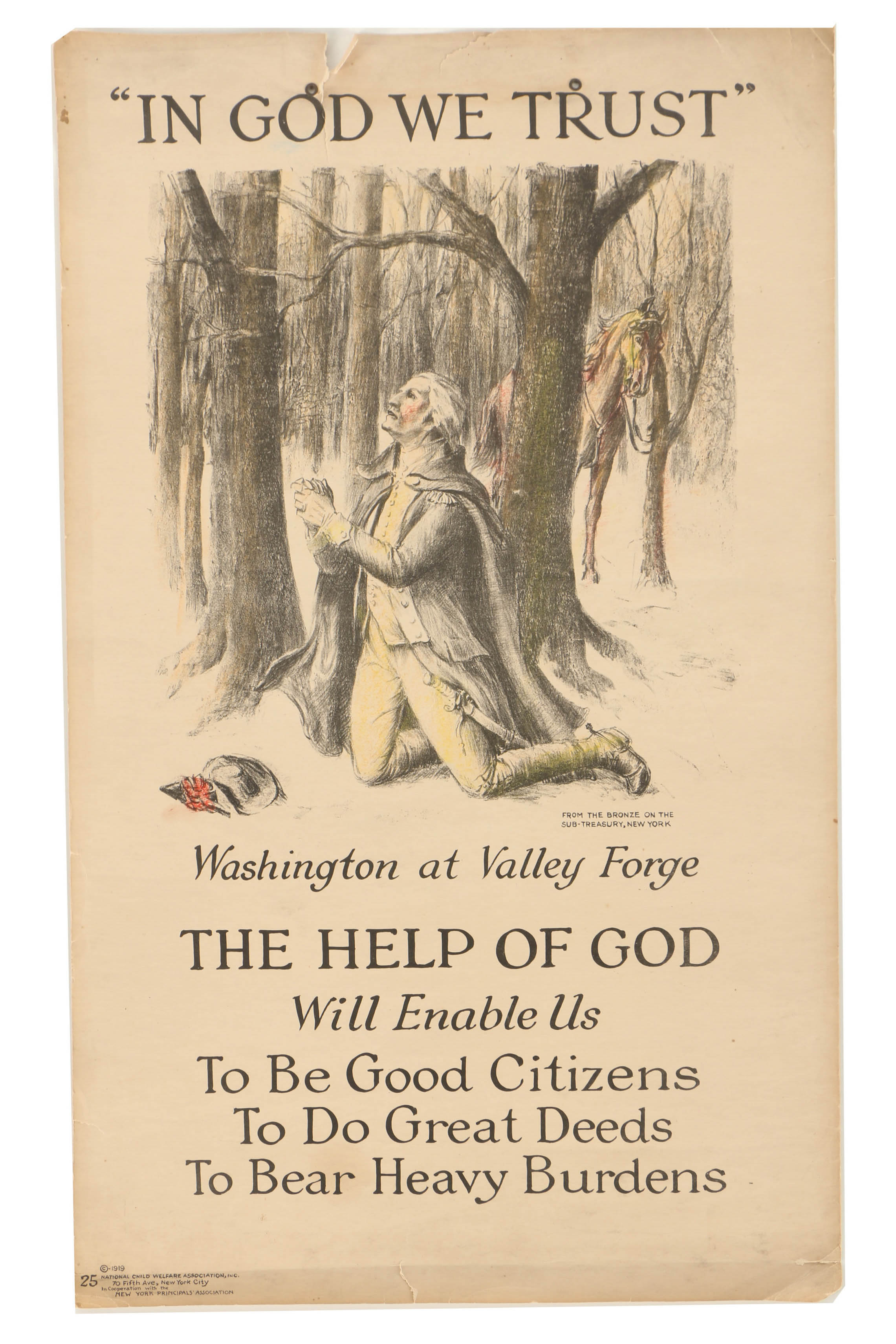 Vintage Hand-Colored Lithographs Featuring School Posters