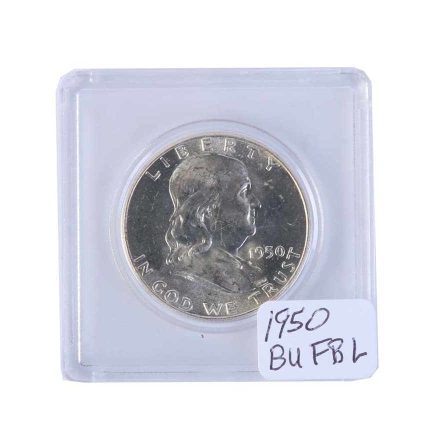 1950 Silver Franklin Half Dollar