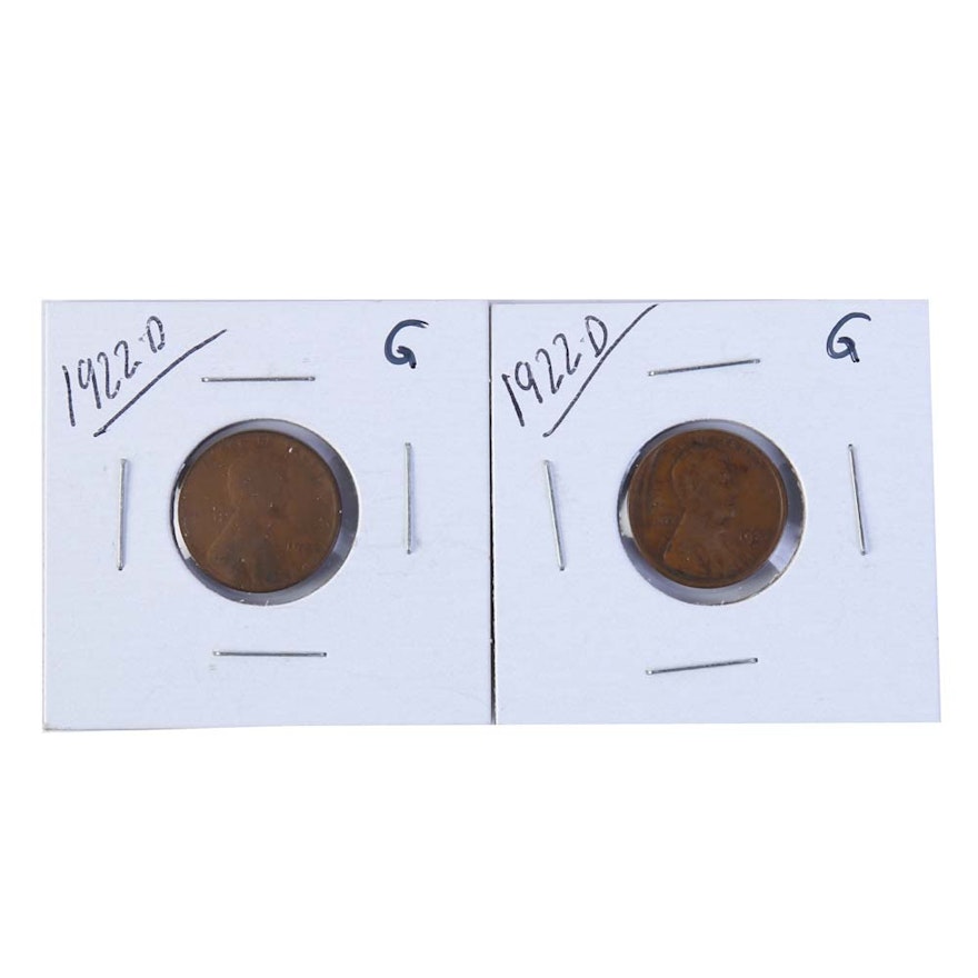1922-D Lincoln Wheat Cents