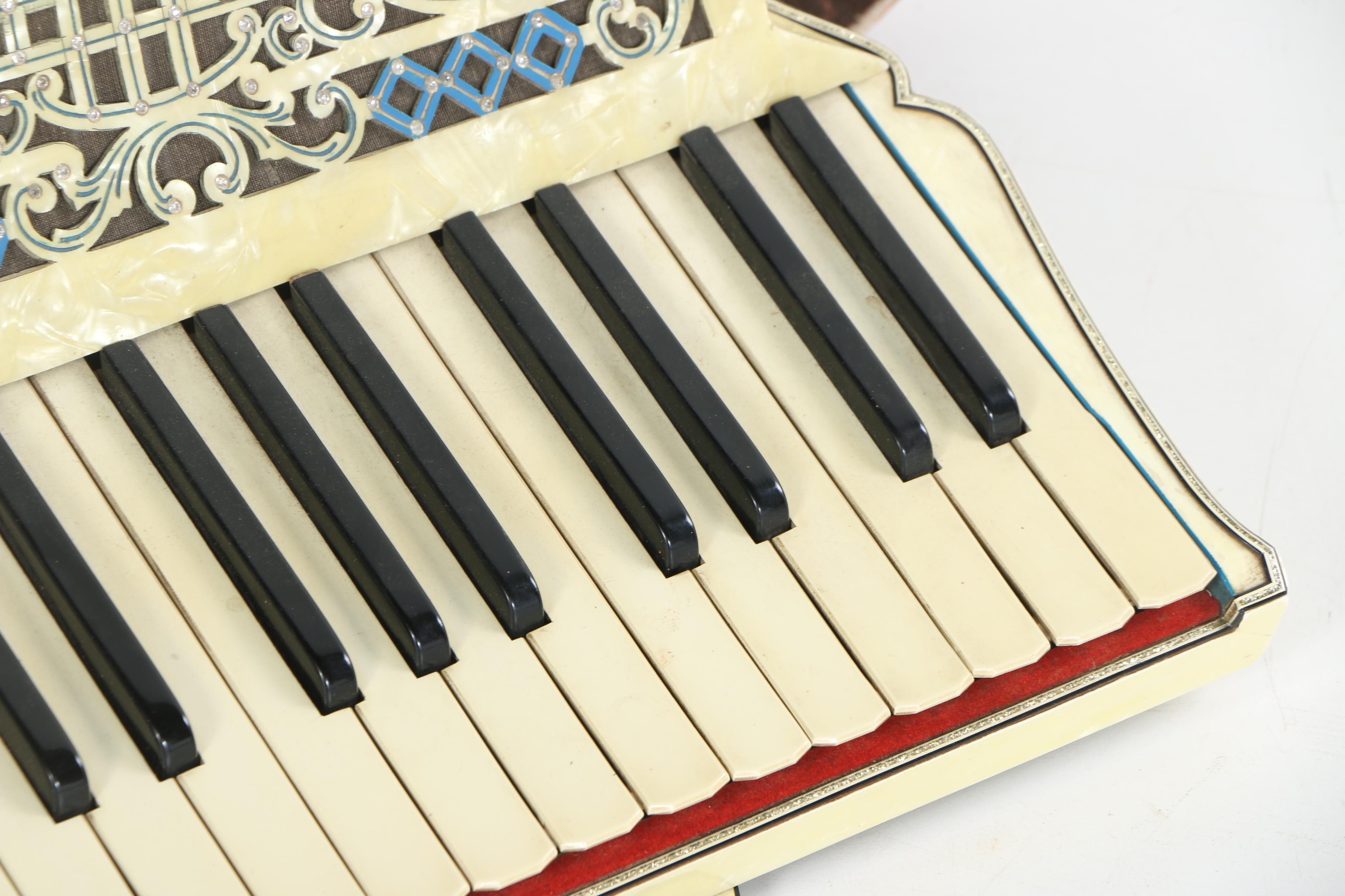 Vintage E. Arturo Piano-Style Accordion and Case