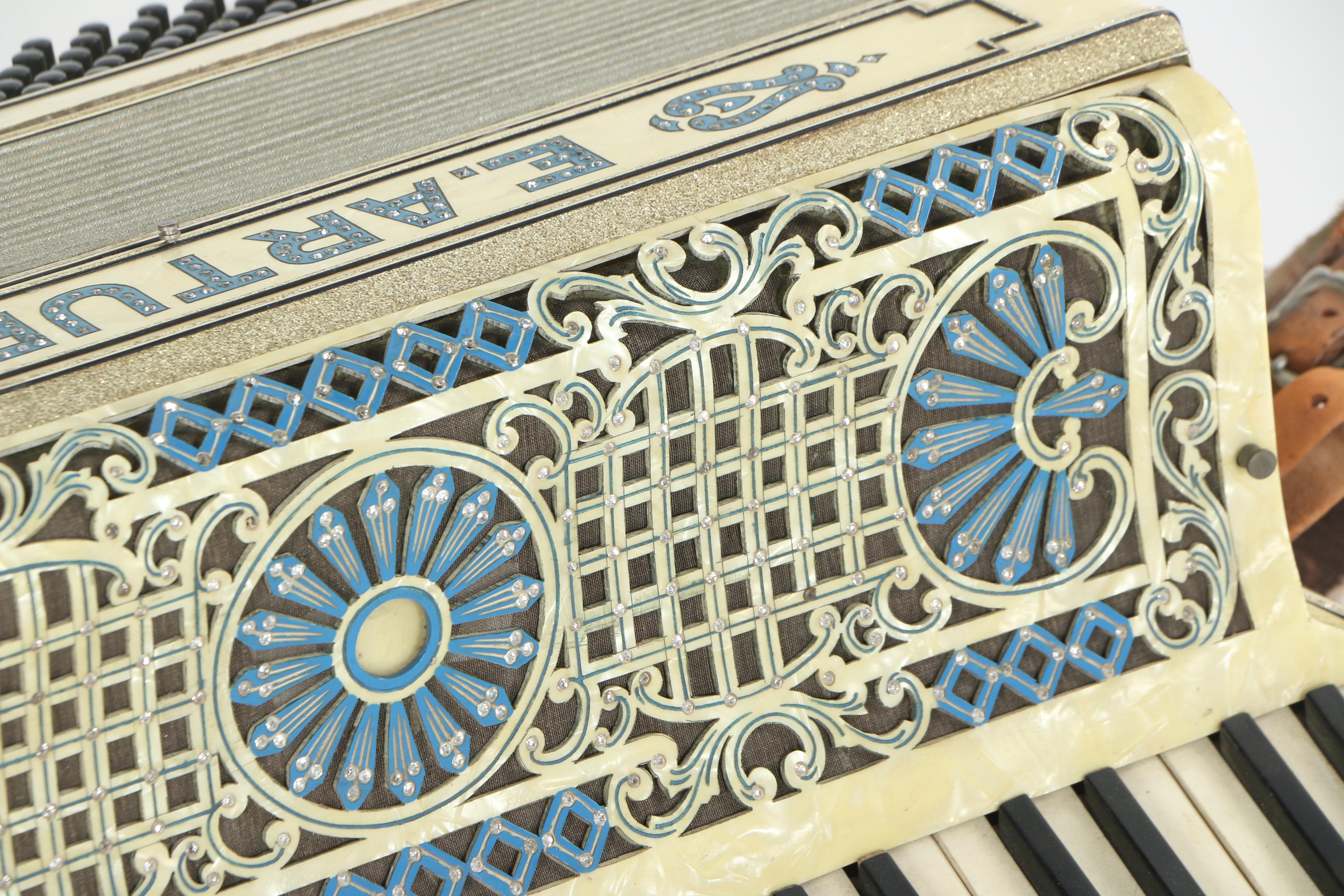 Vintage E. Arturo Piano-Style Accordion and Case