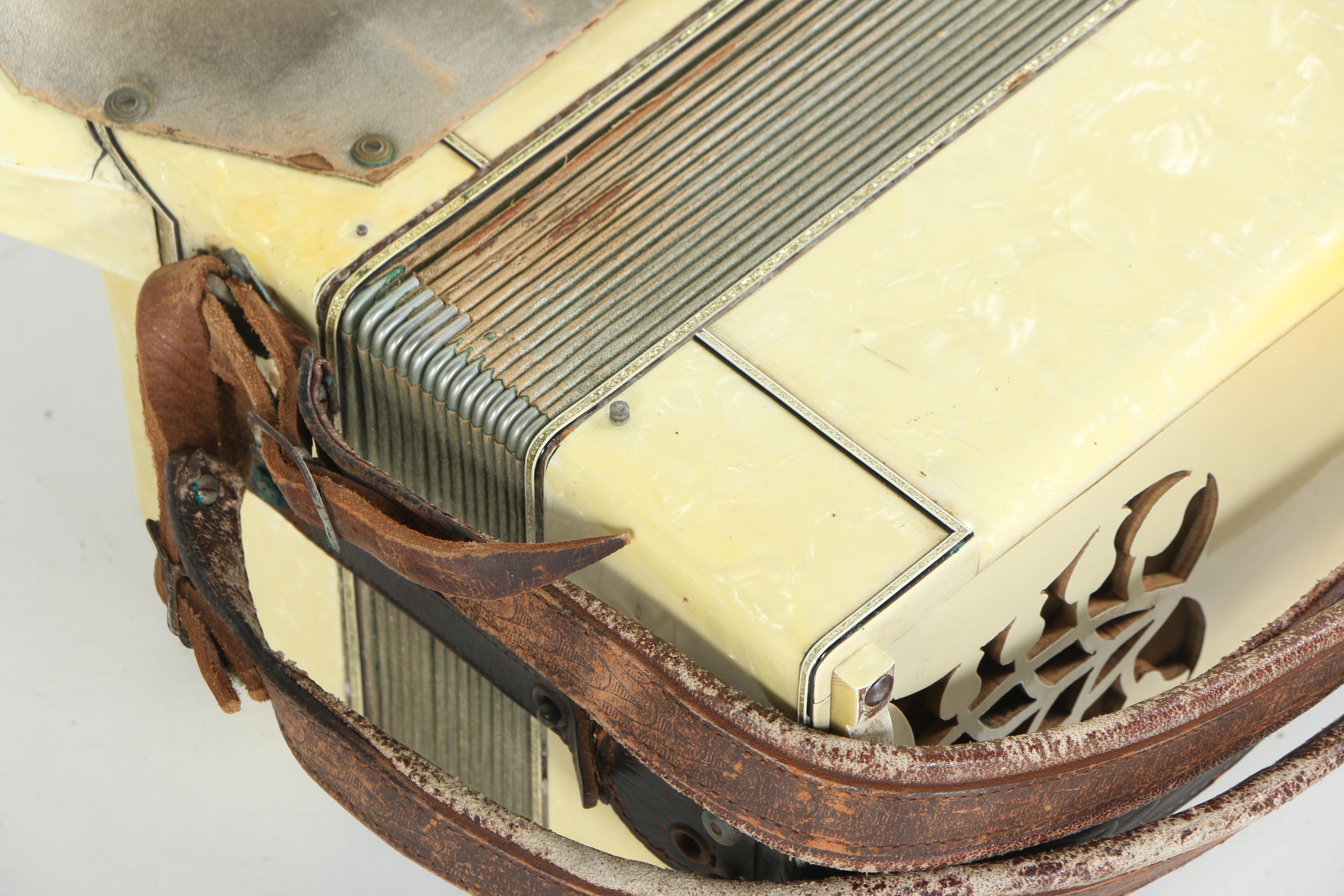 Vintage E. Arturo Piano-Style Accordion and Case