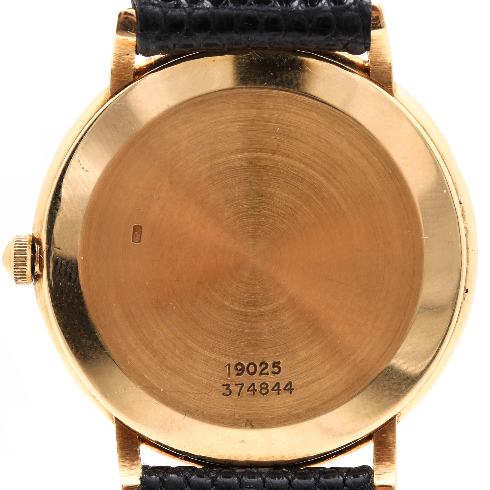 Piaget 18K Yellow Gold Leather Watch