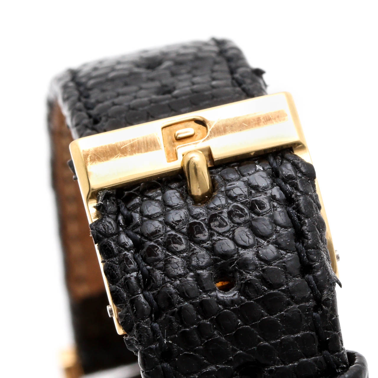 Piaget 18K Yellow Gold Leather Watch