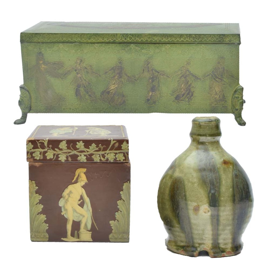 Trinket Boxes and Vase