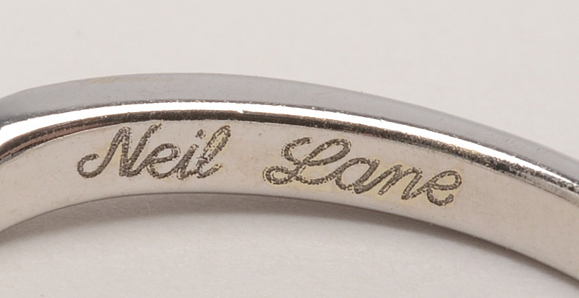 Neil Lane 14K White Gold Diamond Wedding Band