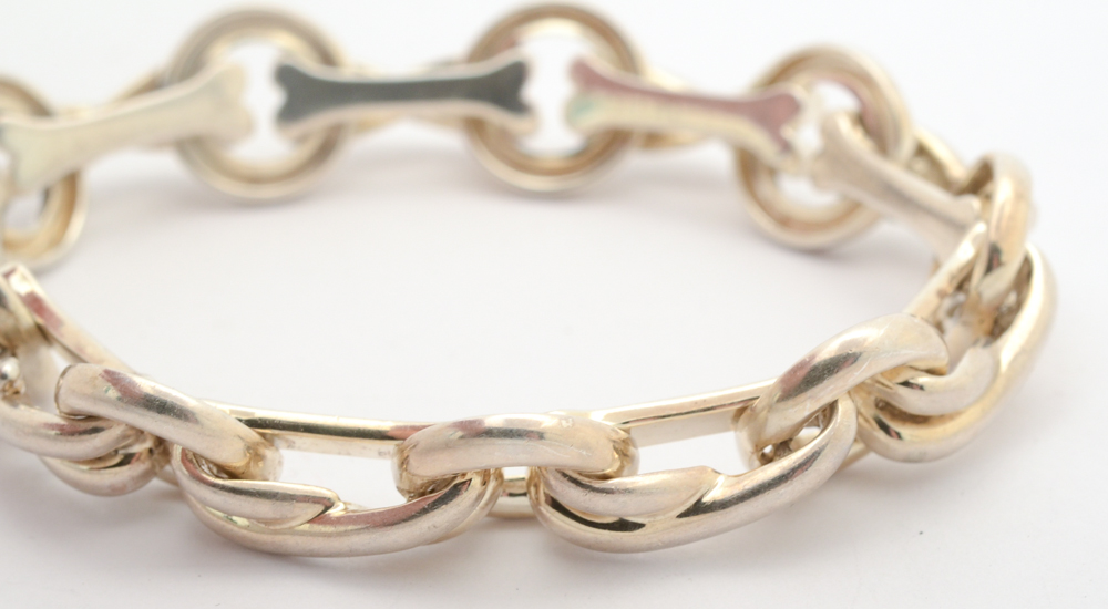 Paloma Picasso for Tiffany & Co. Sterling "XO" Link Bracelet