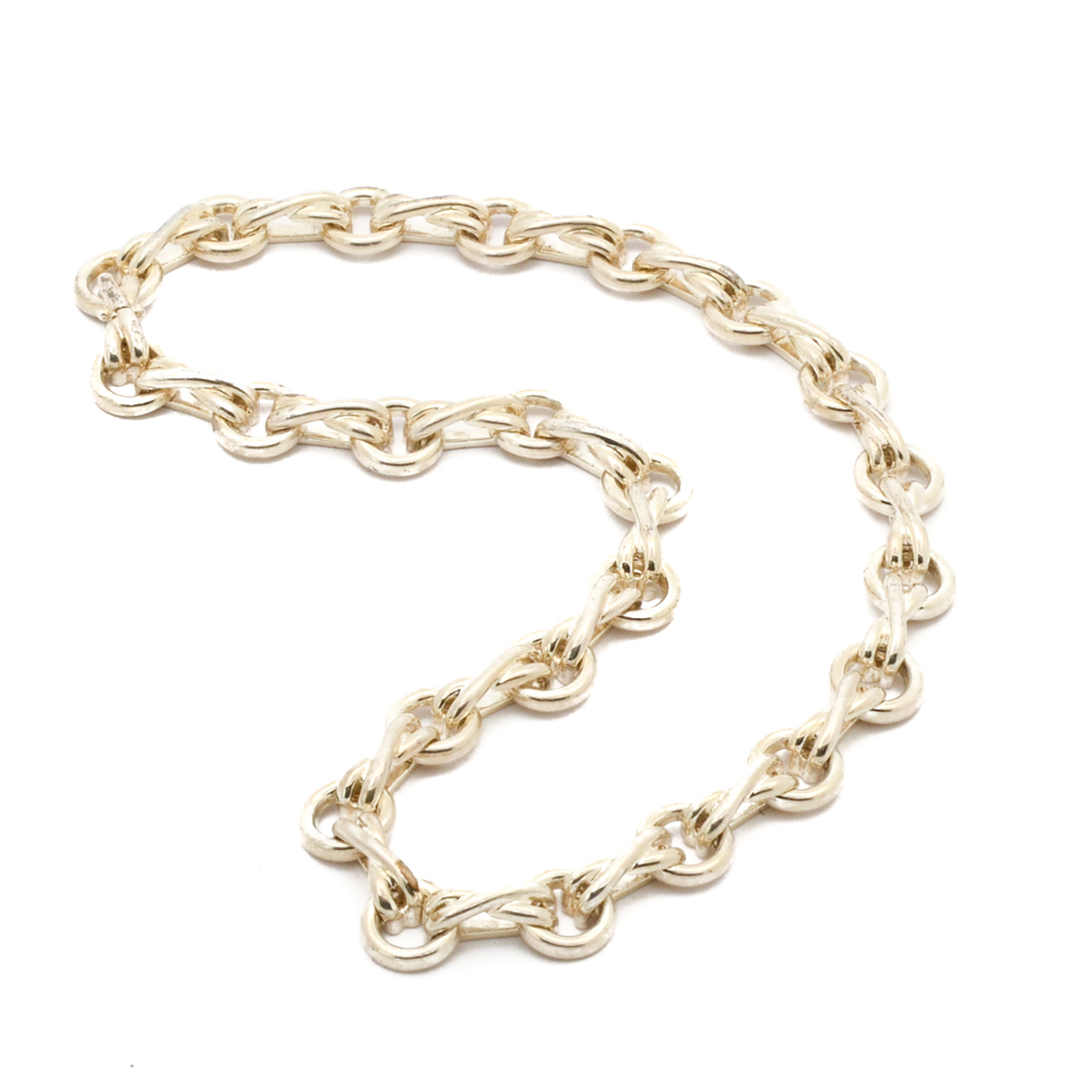 Paloma Picasso for Tiffany & Co. Sterling "XO" Link Necklace