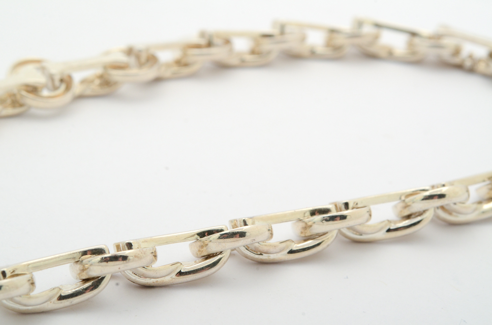 Paloma Picasso for Tiffany & Co. Sterling "XO" Link Necklace