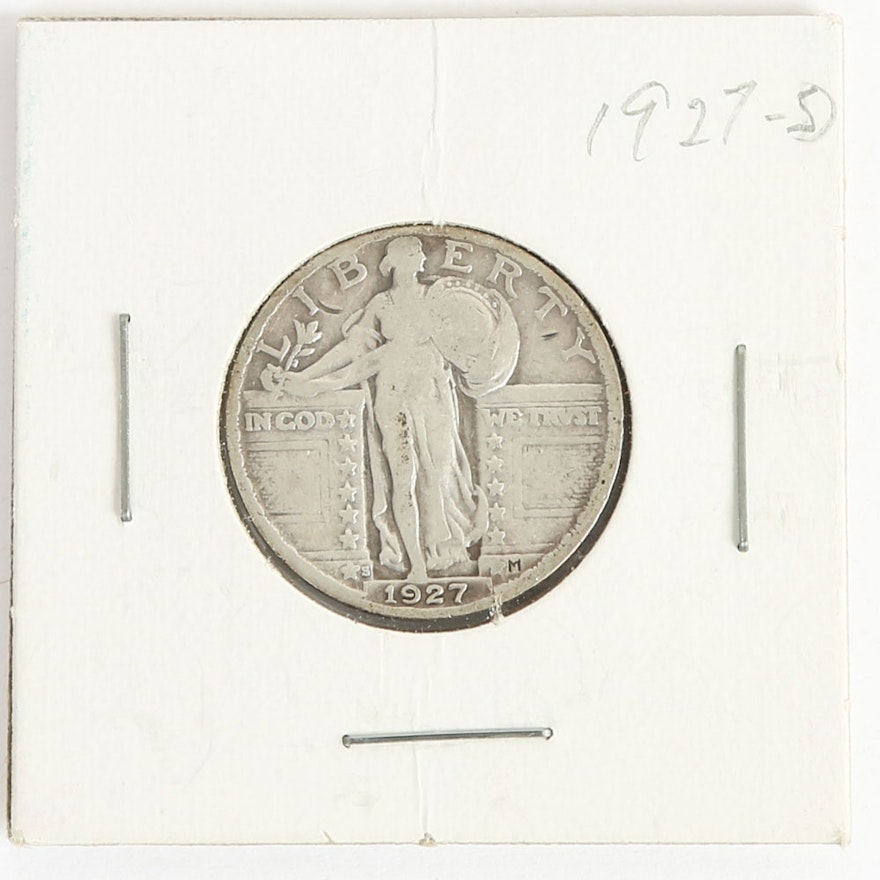 1927 D Standing Liberty Quarter Dollar