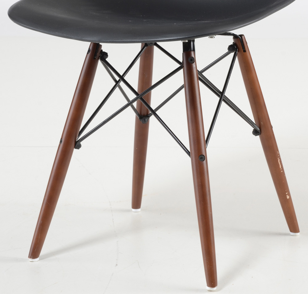 Set of Four Modern Eames Style Shell Chairs
