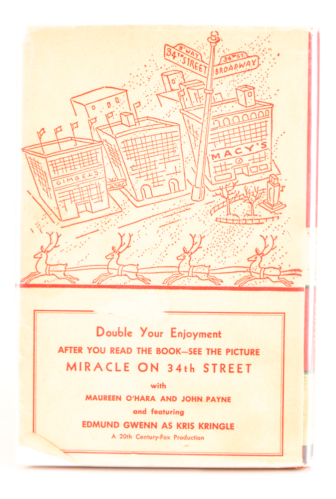 First Edition "Miracle on 34th Street" by Valentine Davies