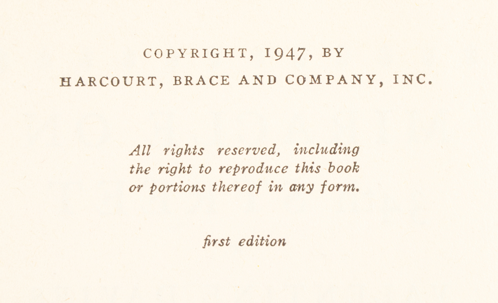 First Edition "Miracle on 34th Street" by Valentine Davies