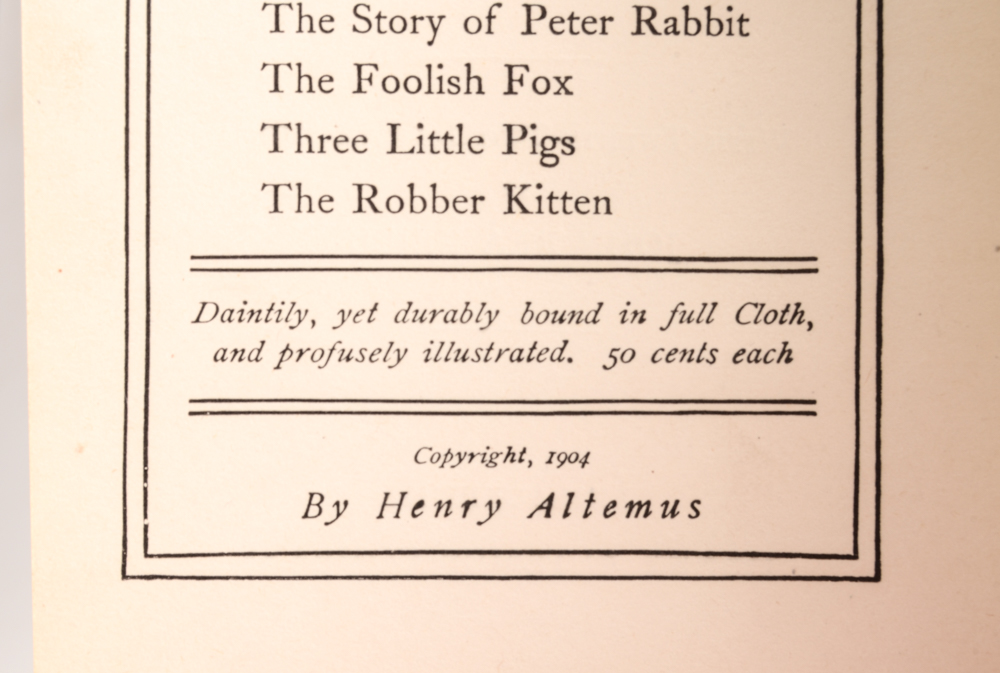 Antique and Vintage Children's Books